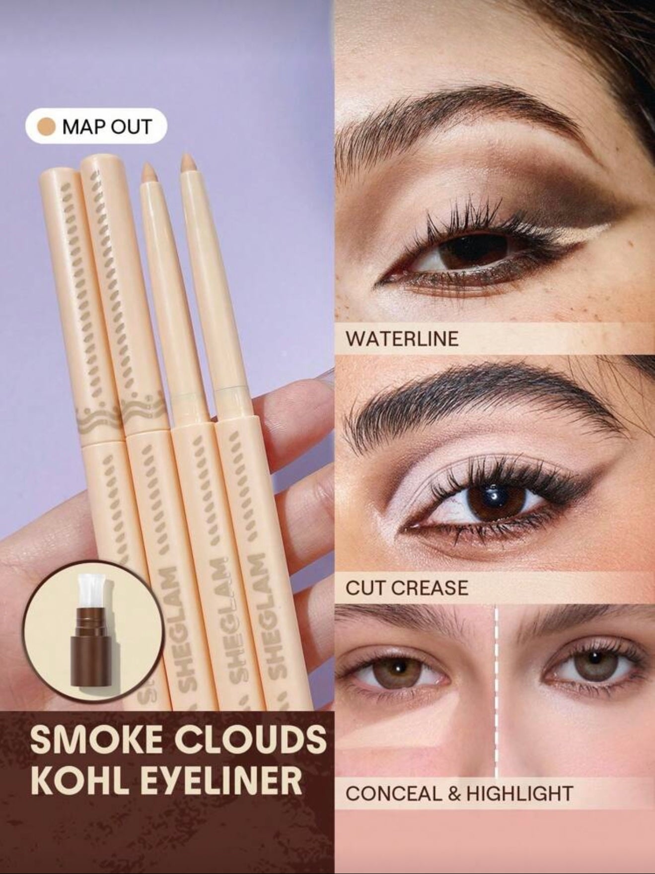Smoke Clouds Kohl Eyeliner | SHEGLAM