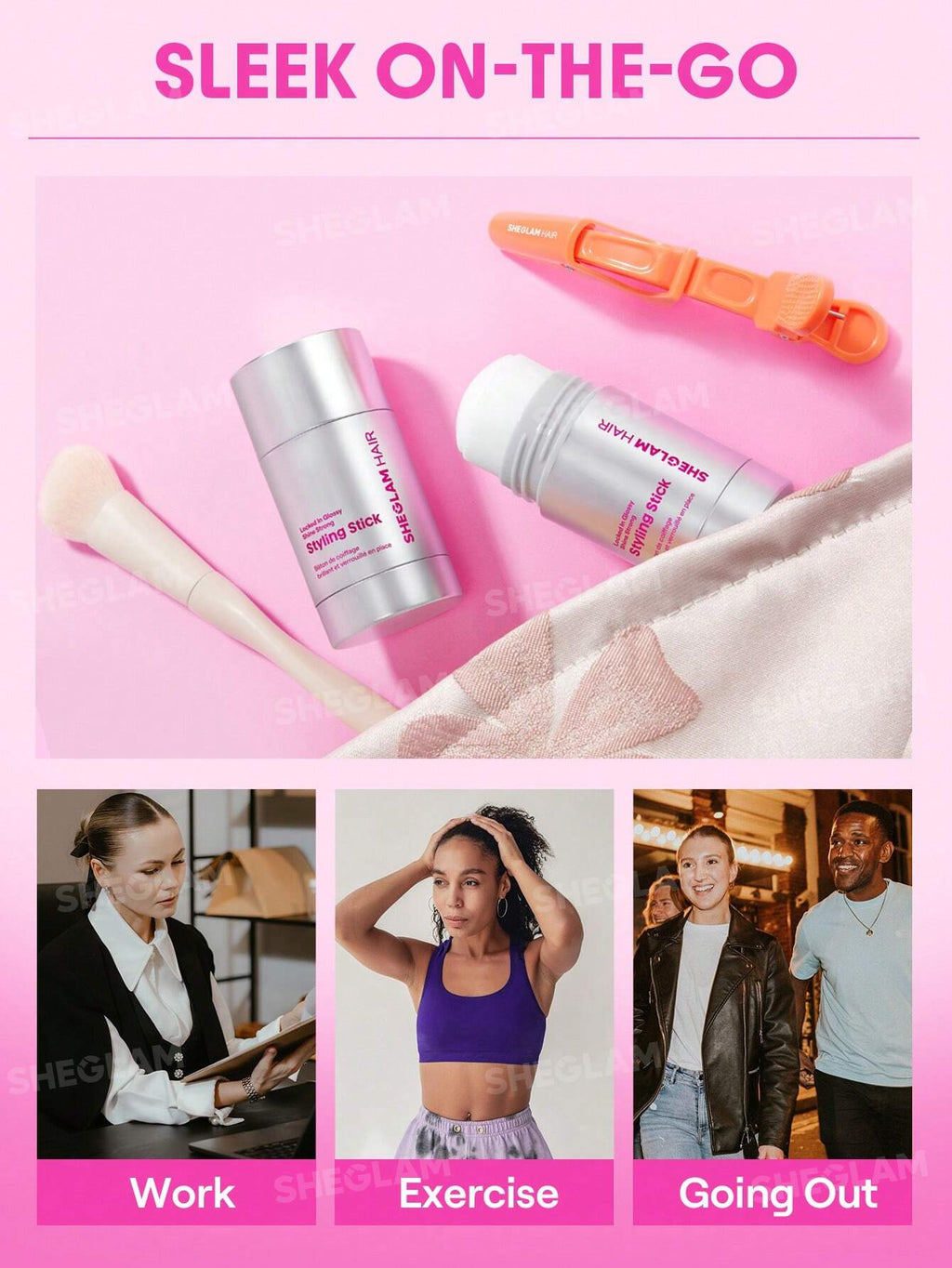 Locked in Glossy Shine Strong Styling Stick | SHEGLAM