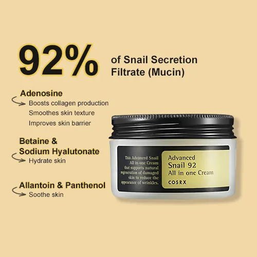 Advance Snail 92 All in One Cream | COSRX