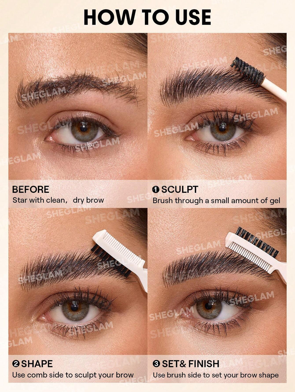 Save It Laminating Brow Gel - Clear | SHEGLAM