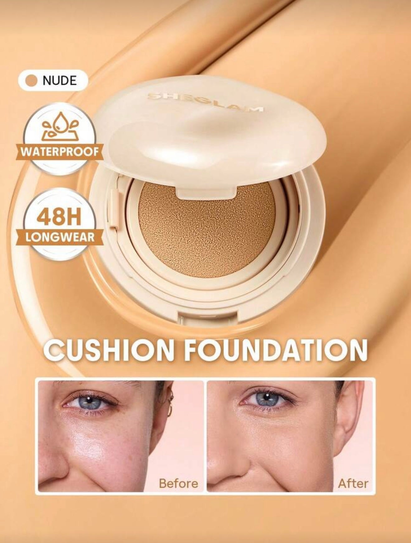 Lock & Go Long-Lasting Cushion Foundation | SHEGLAM