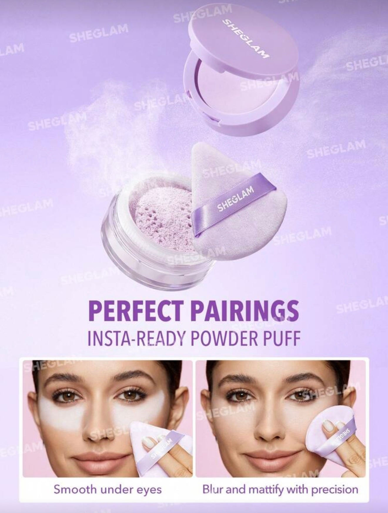 Insta-Ready Face & Under Eye Setting Powder Duo | SHEGLAM
