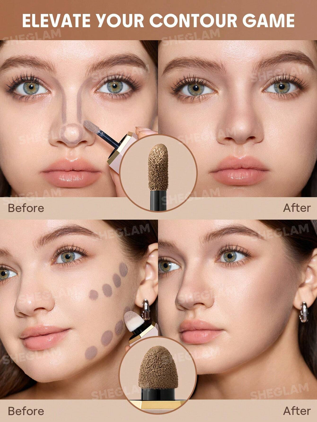 Precision Sculpt Liquid Contour Duo | SHEGLAM