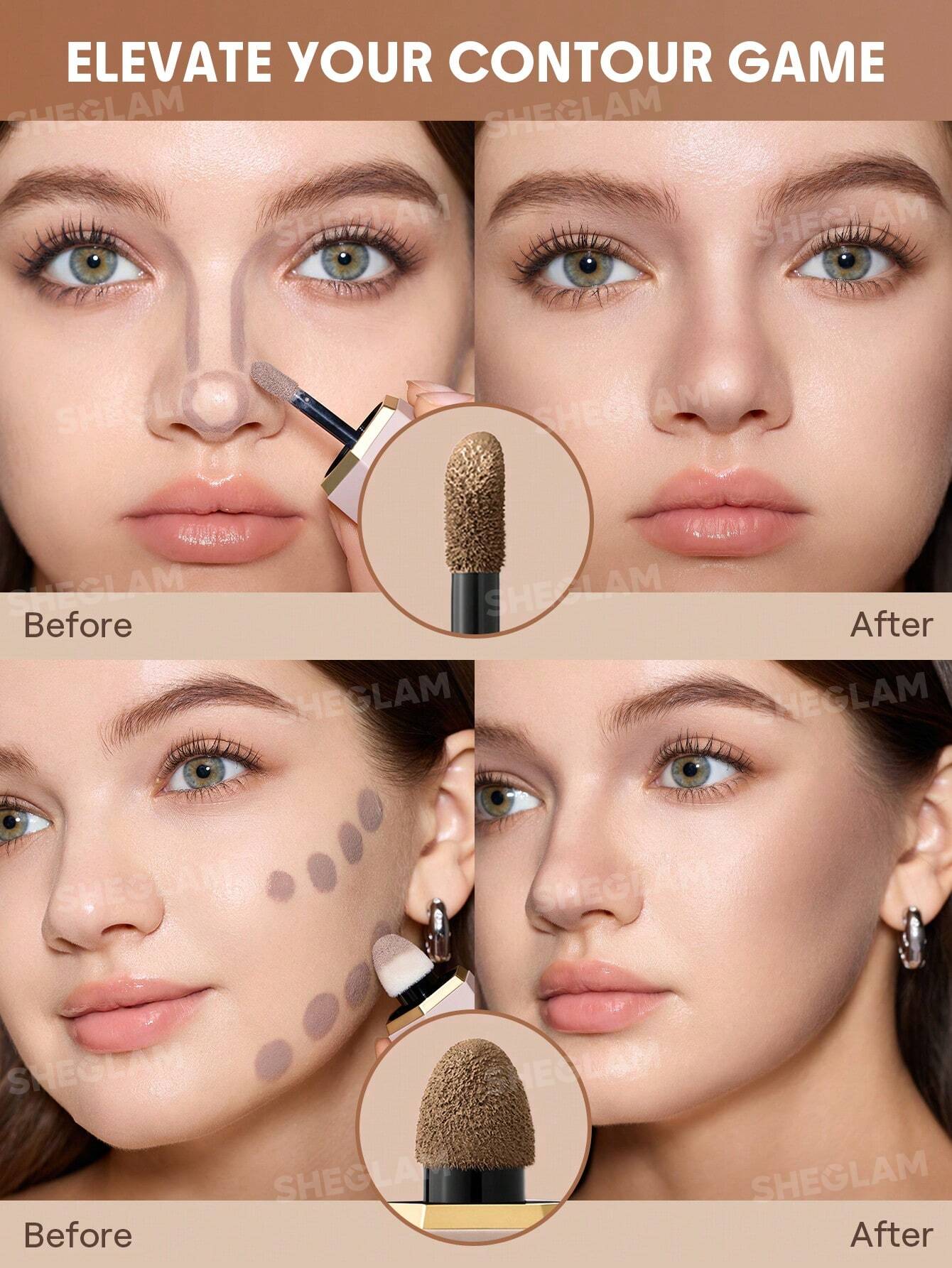 Precision Sculpt Liquid Contour Duo | SHEGLAM