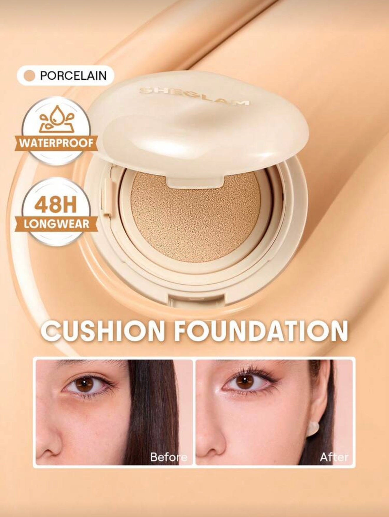 Lock & Go Long-Lasting Cushion Foundation | SHEGLAM