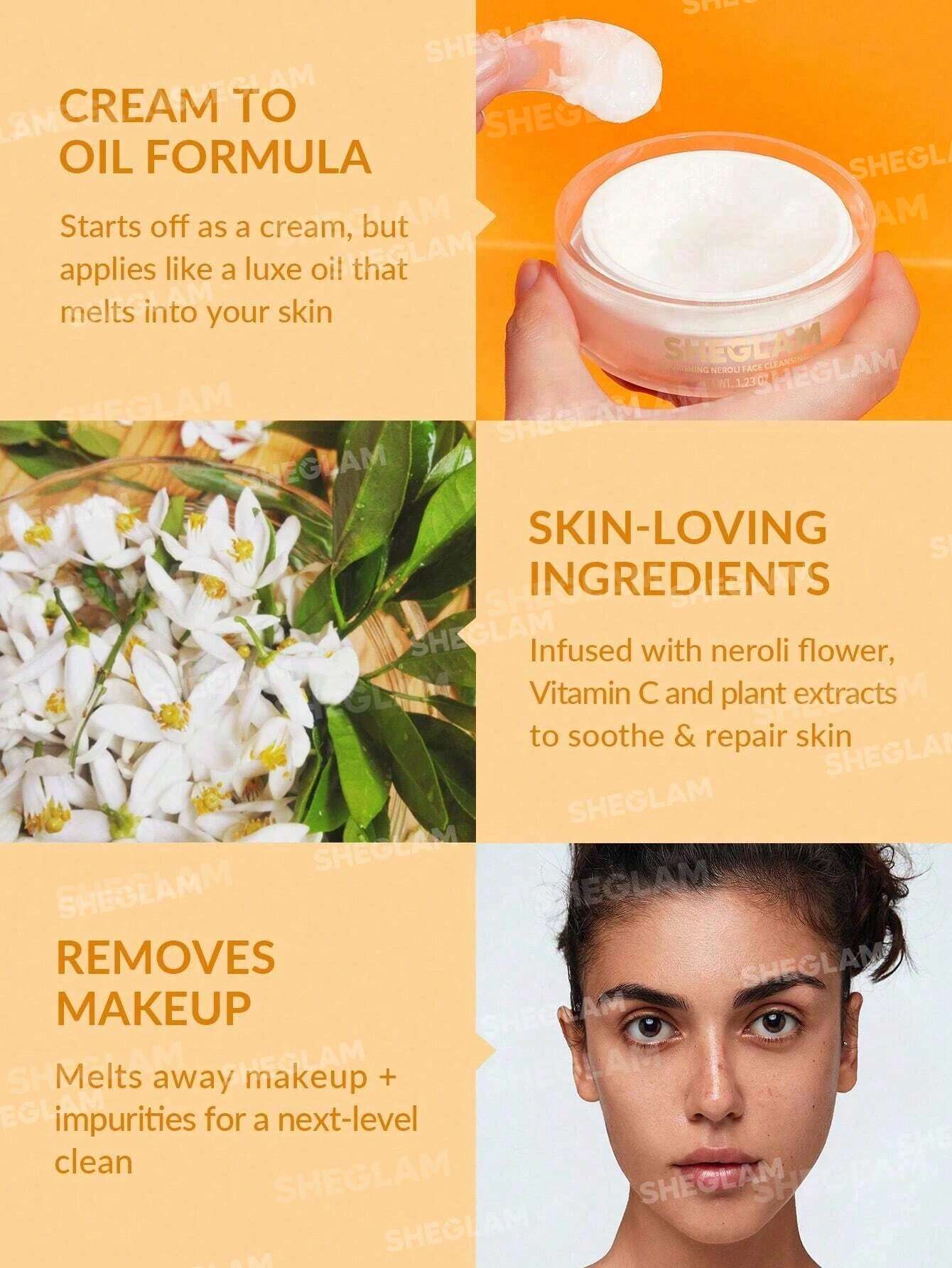 Nourishing Neroli Face Cleansing Balm | SHEGLAM