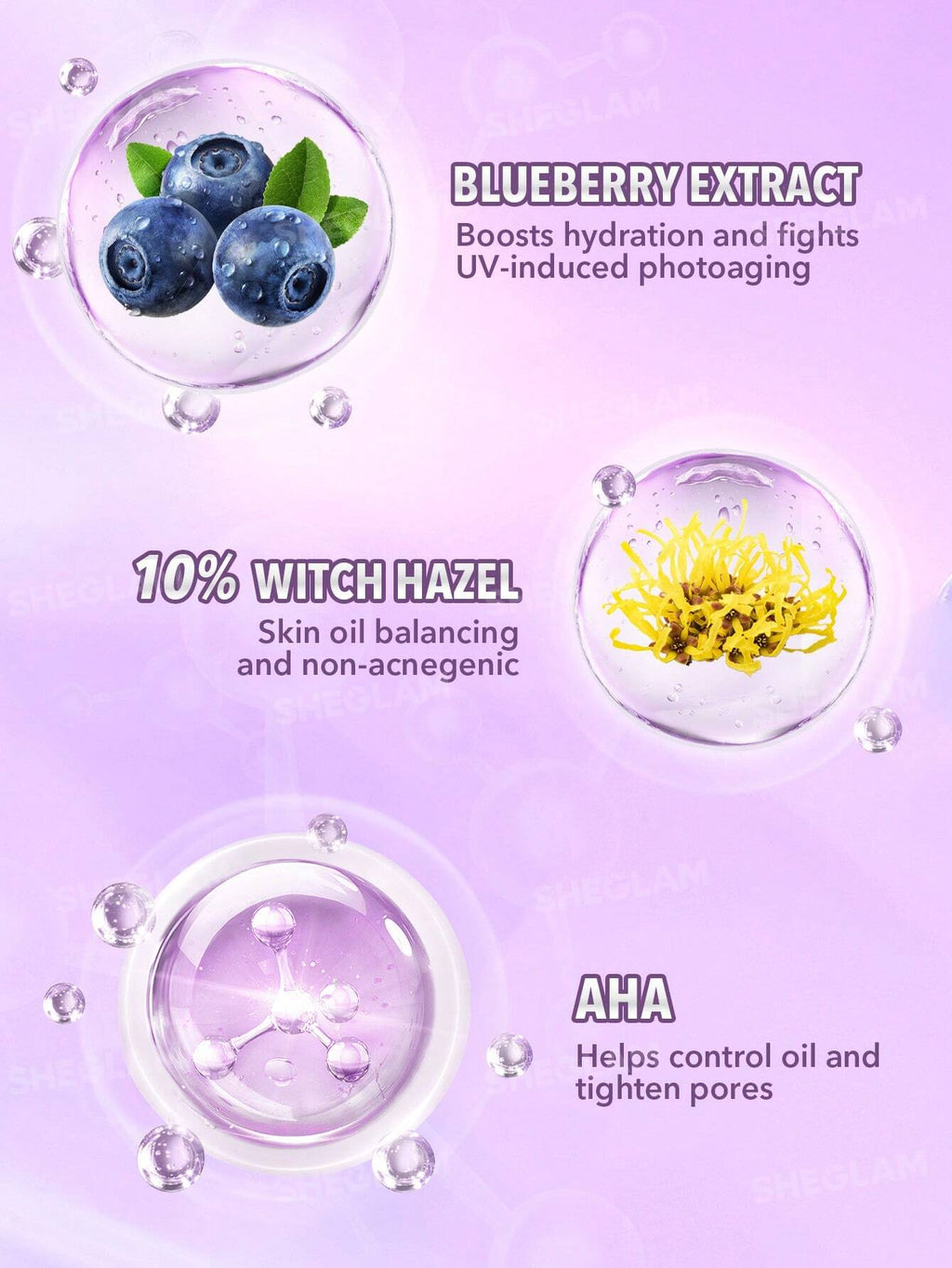 Good Grip Hydrating Primer-Blueberry + AHA | SHEGLAM