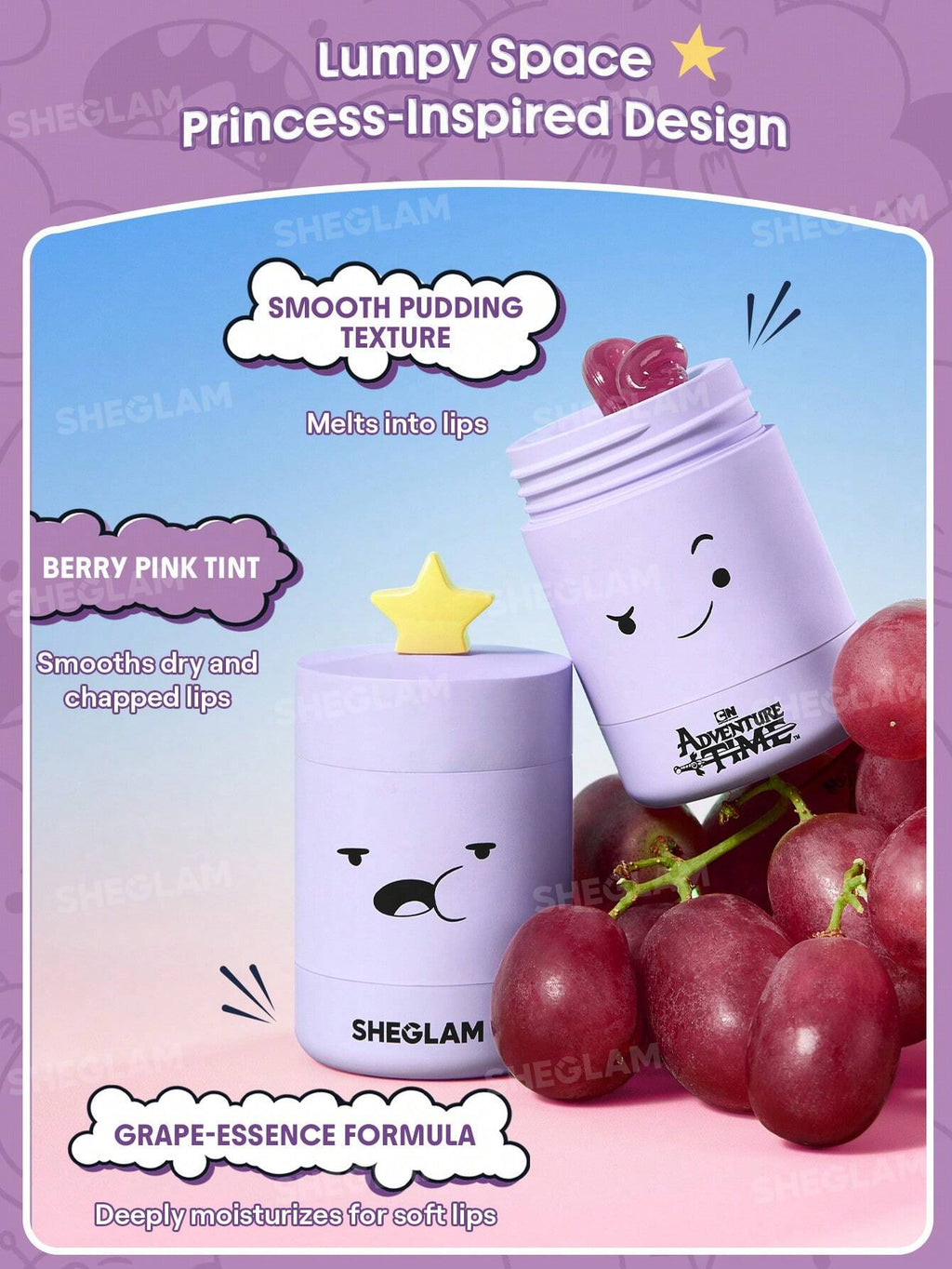 Adventure Time Oh My Glob Tinted Lip Mask | SHEGLAM