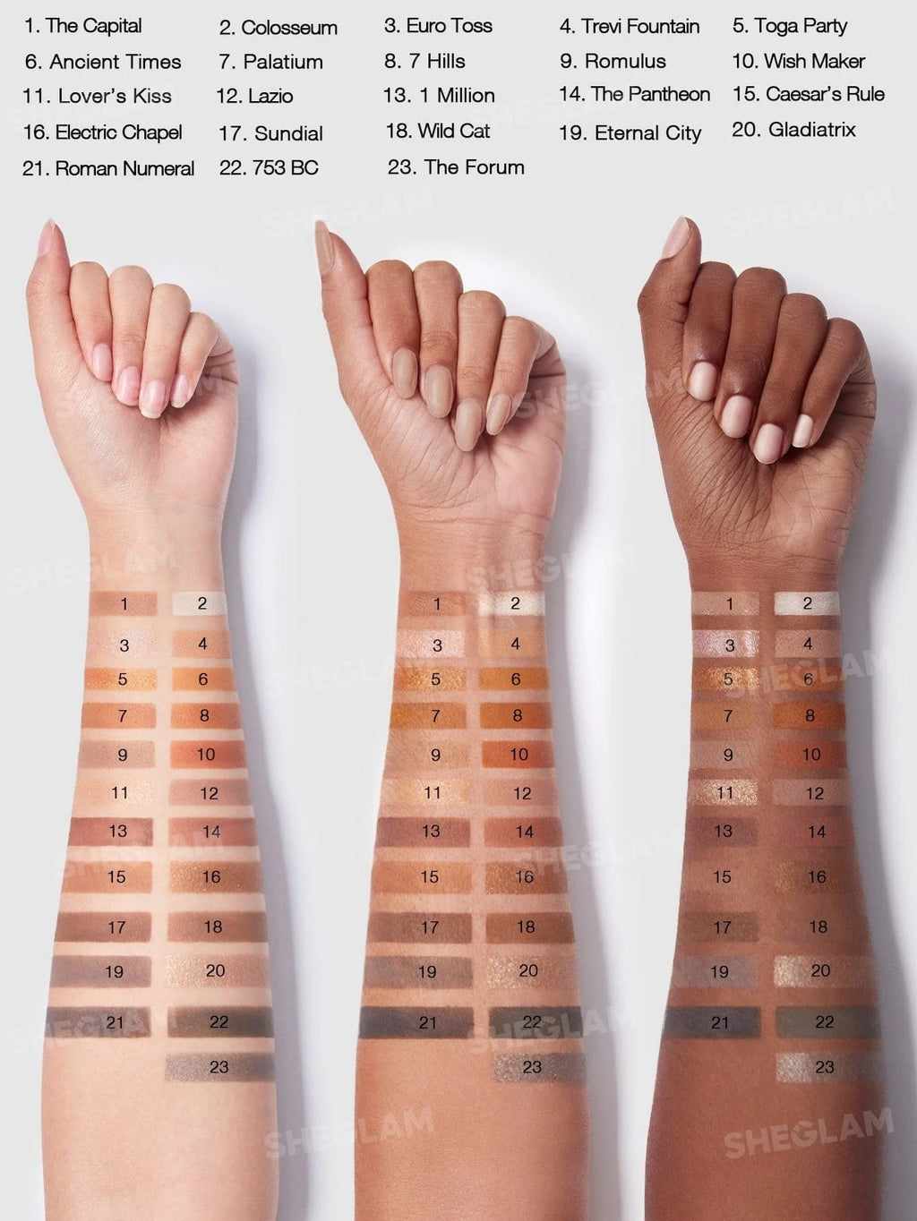 When In Rome Palette | SHEGLAM