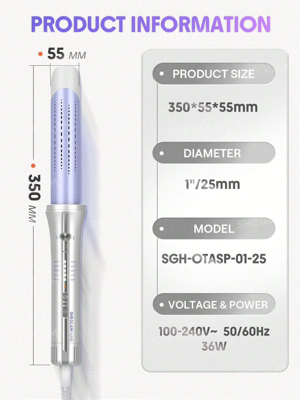 One Touch Airflow Styler Pro-25mm | SHEGLAM