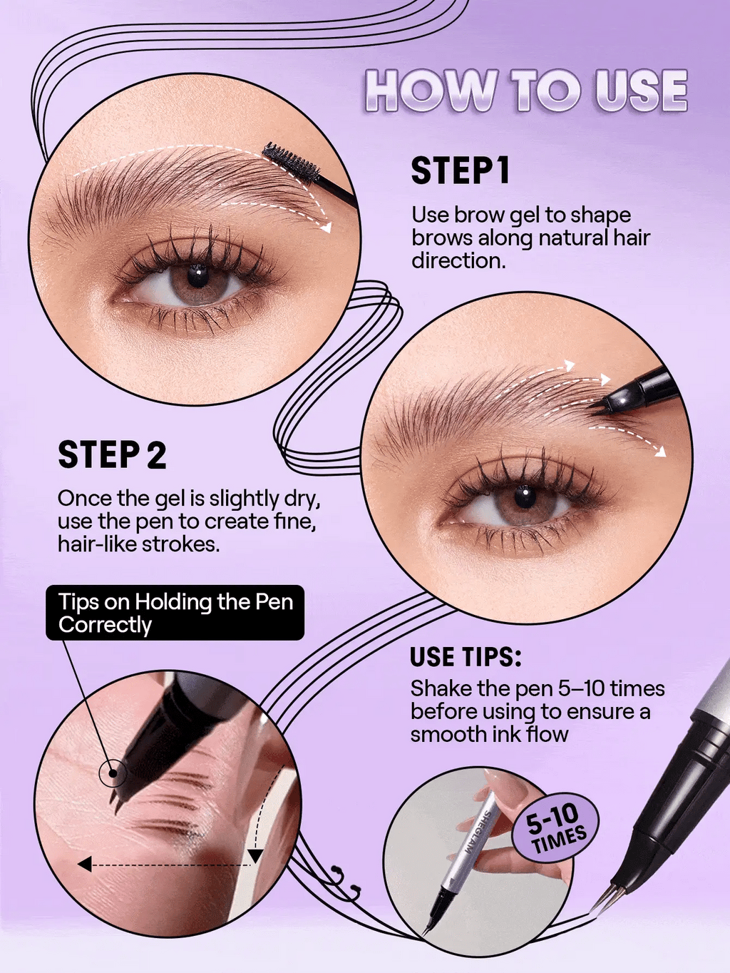 Real Flow Laminating Brow Pen | SHEGLAM