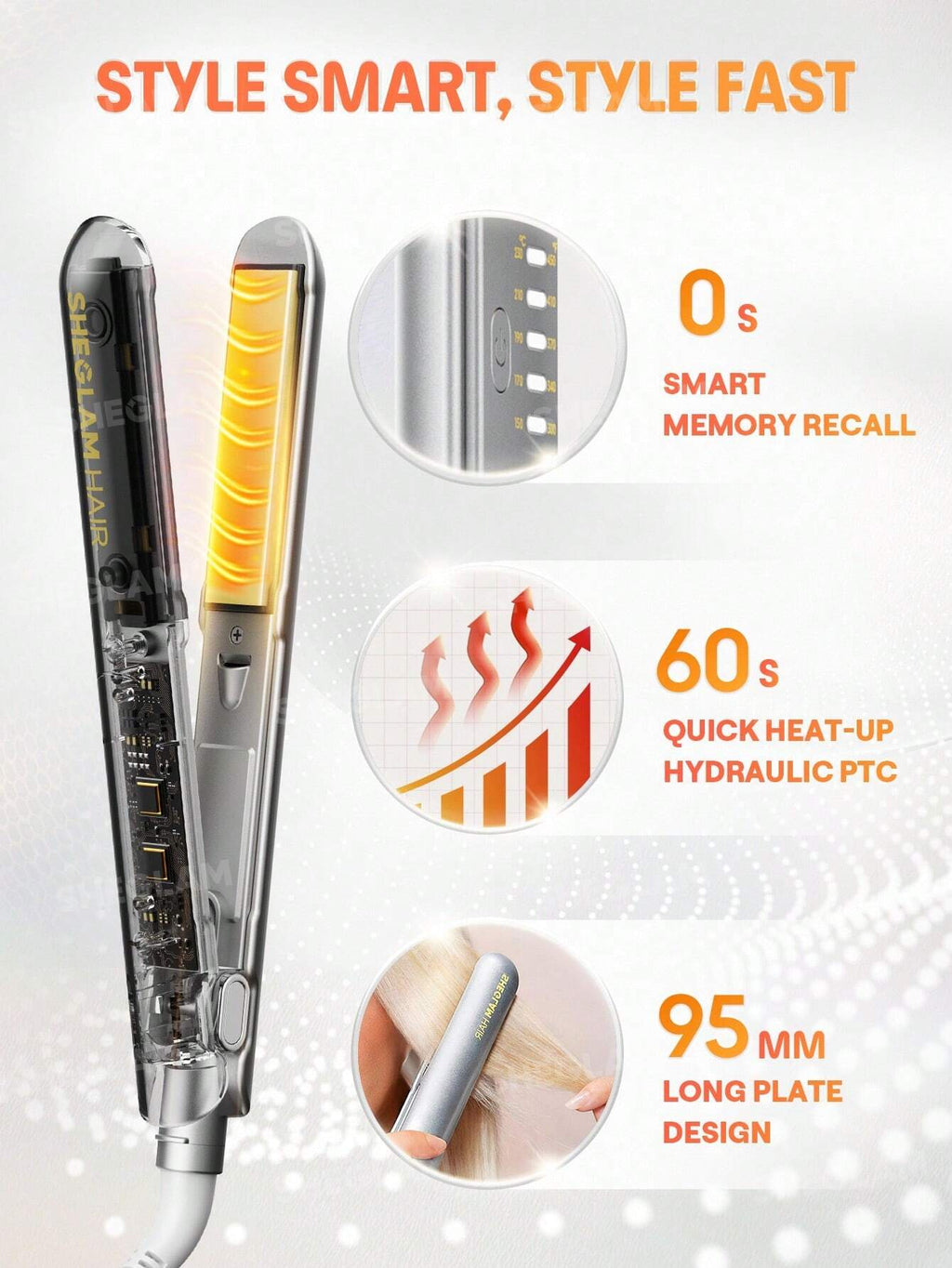 Sleek Chic Insta-Heat Straight Styler | SHEGLAM