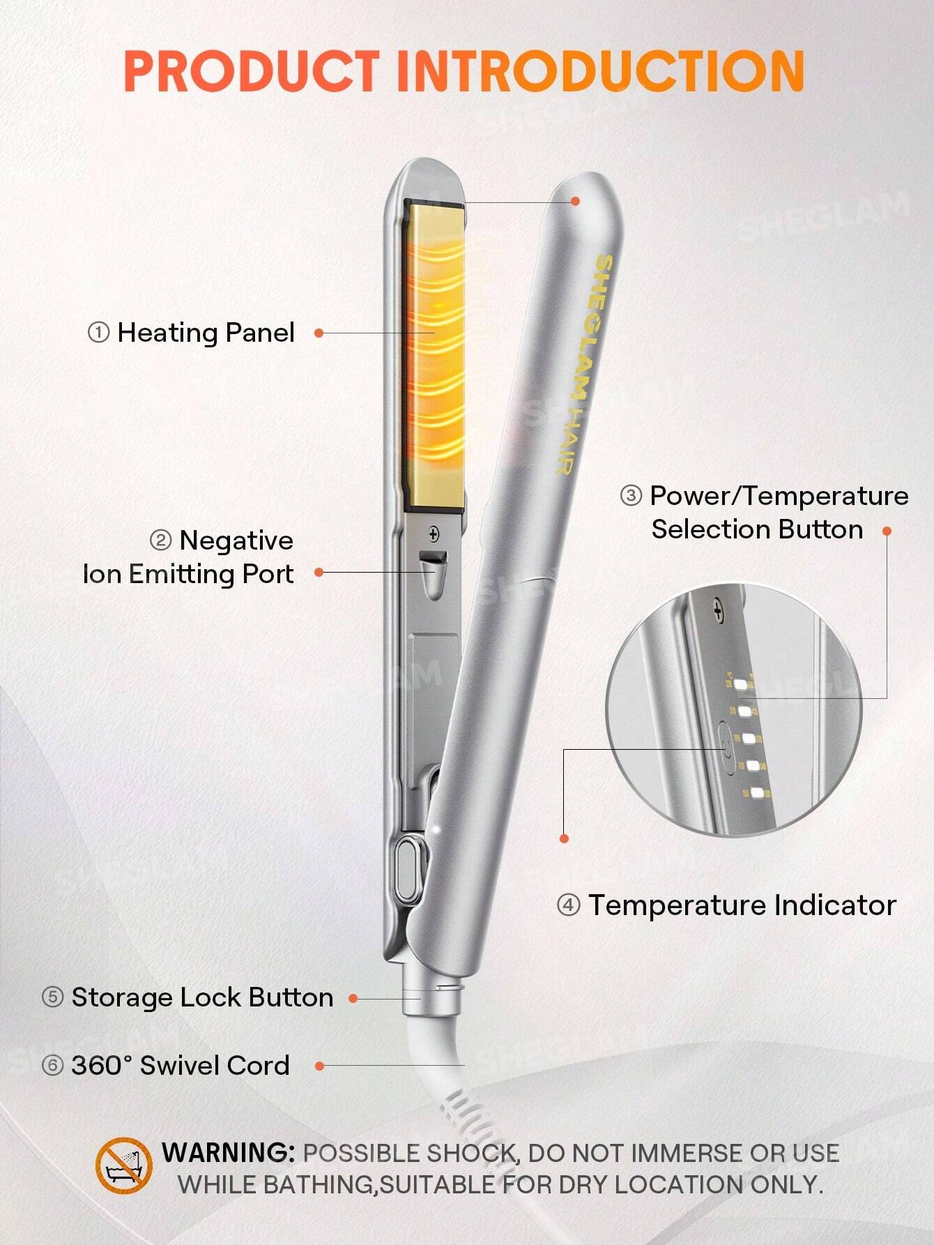 Sleek Chic Insta-Heat Straight Styler | SHEGLAM