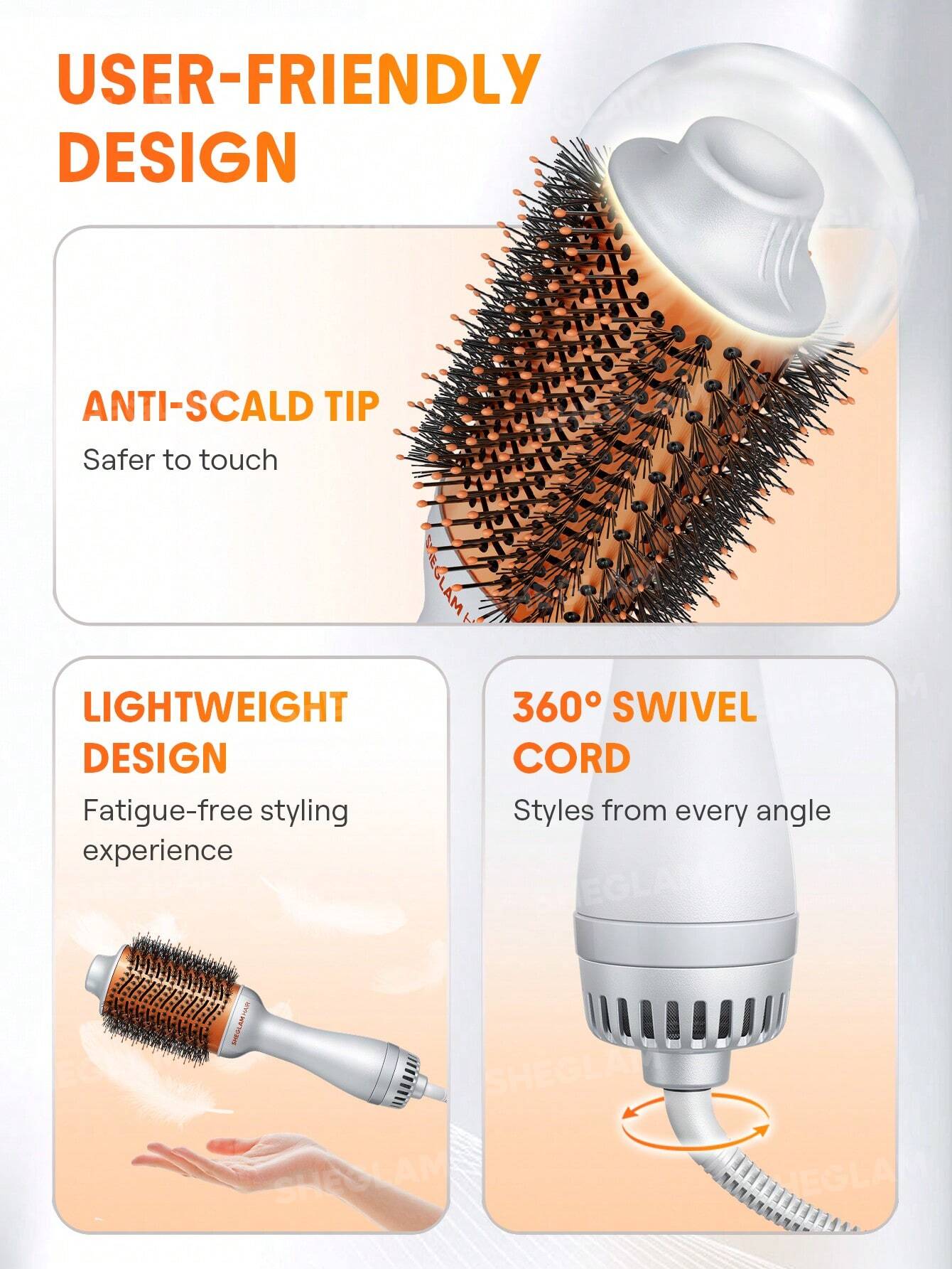 Blowout Bliss Volumizing Hot Air Brush | SHEGLAM