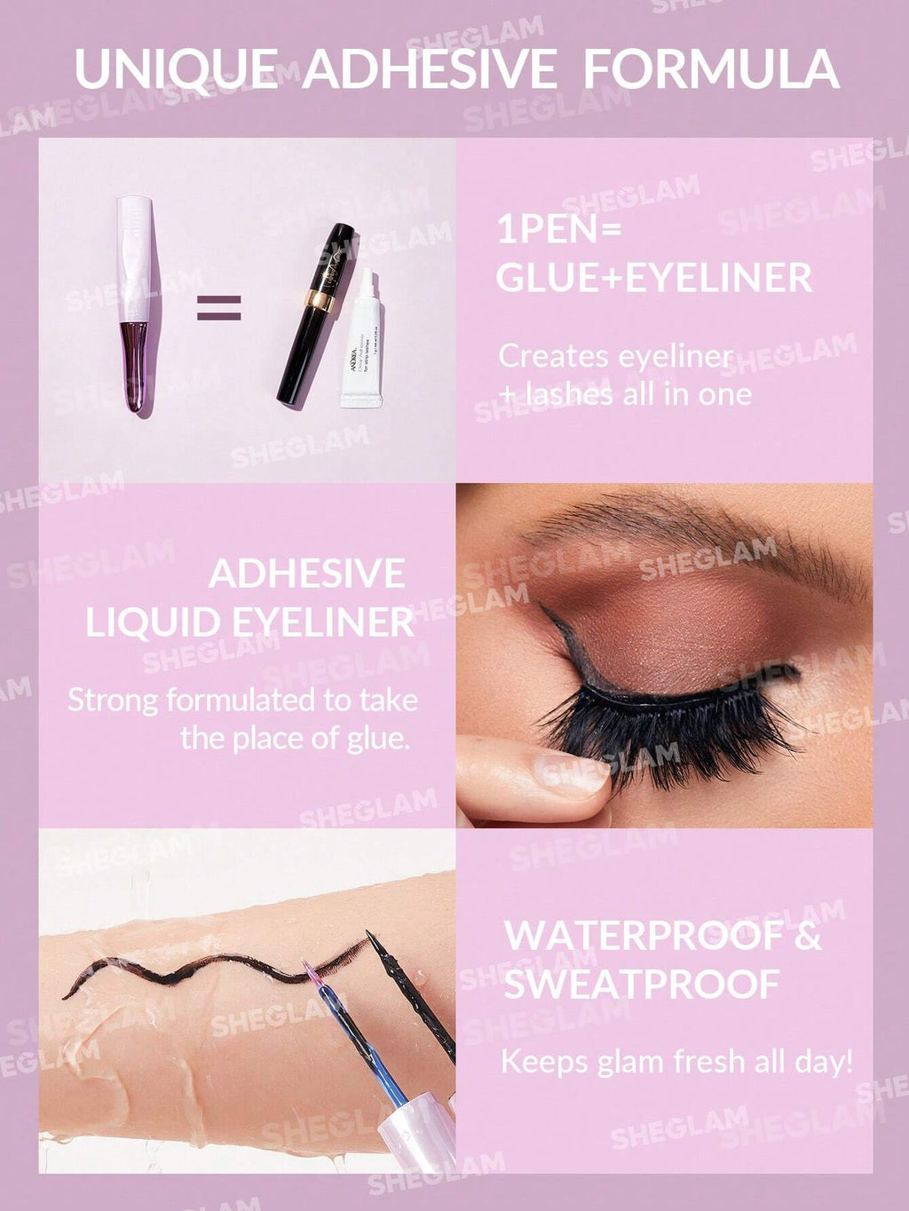 All Eyes On You Eyelash Glue Liner-Transparent Color | SHEGLAM