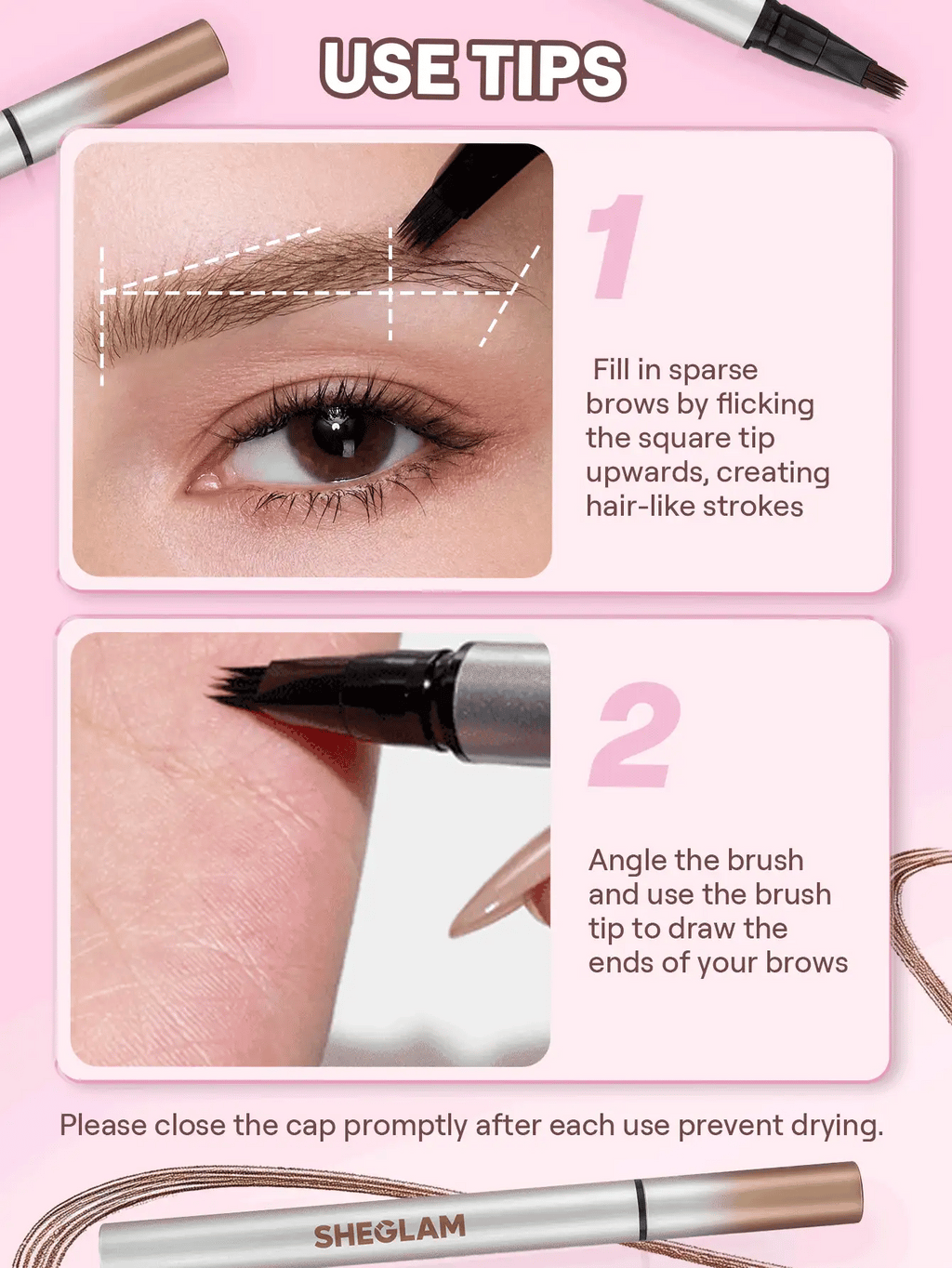 Brow-Fection Micro-Stroke Liquid Pen-Chocolate | SHEGLAM