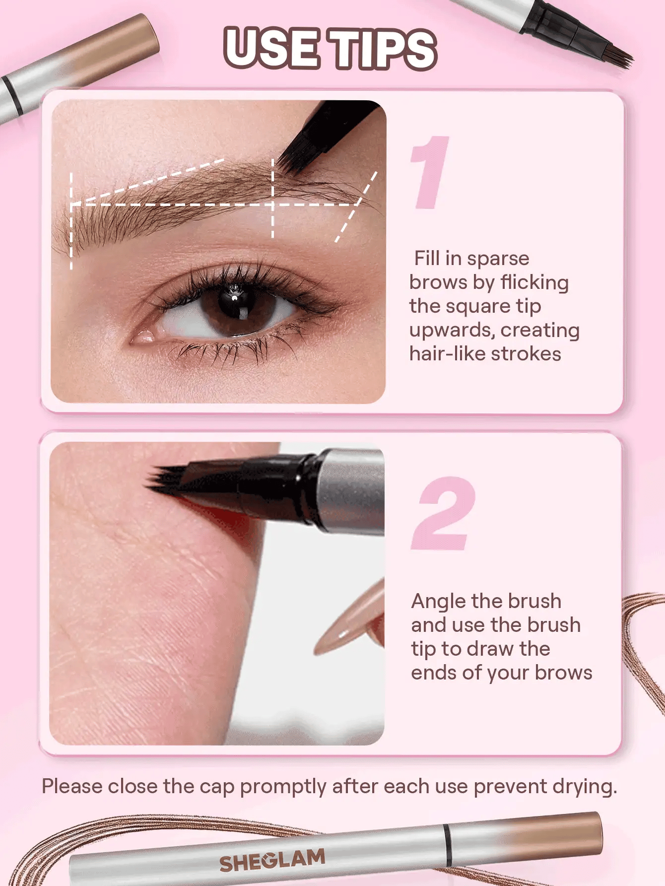 Brow-Fection Micro-Stroke Liquid Pen-Chocolate | SHEGLAM