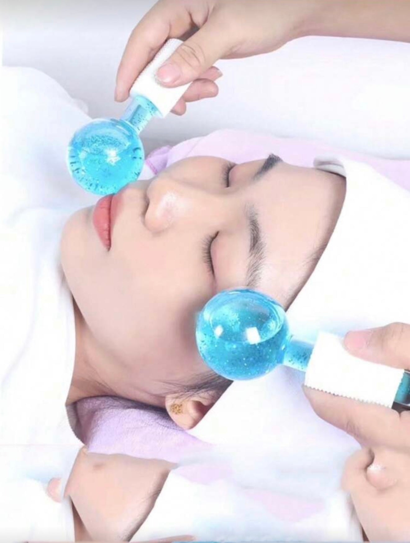 Magic Wand Flower Design Ice Ball For Cold/Hot Compress