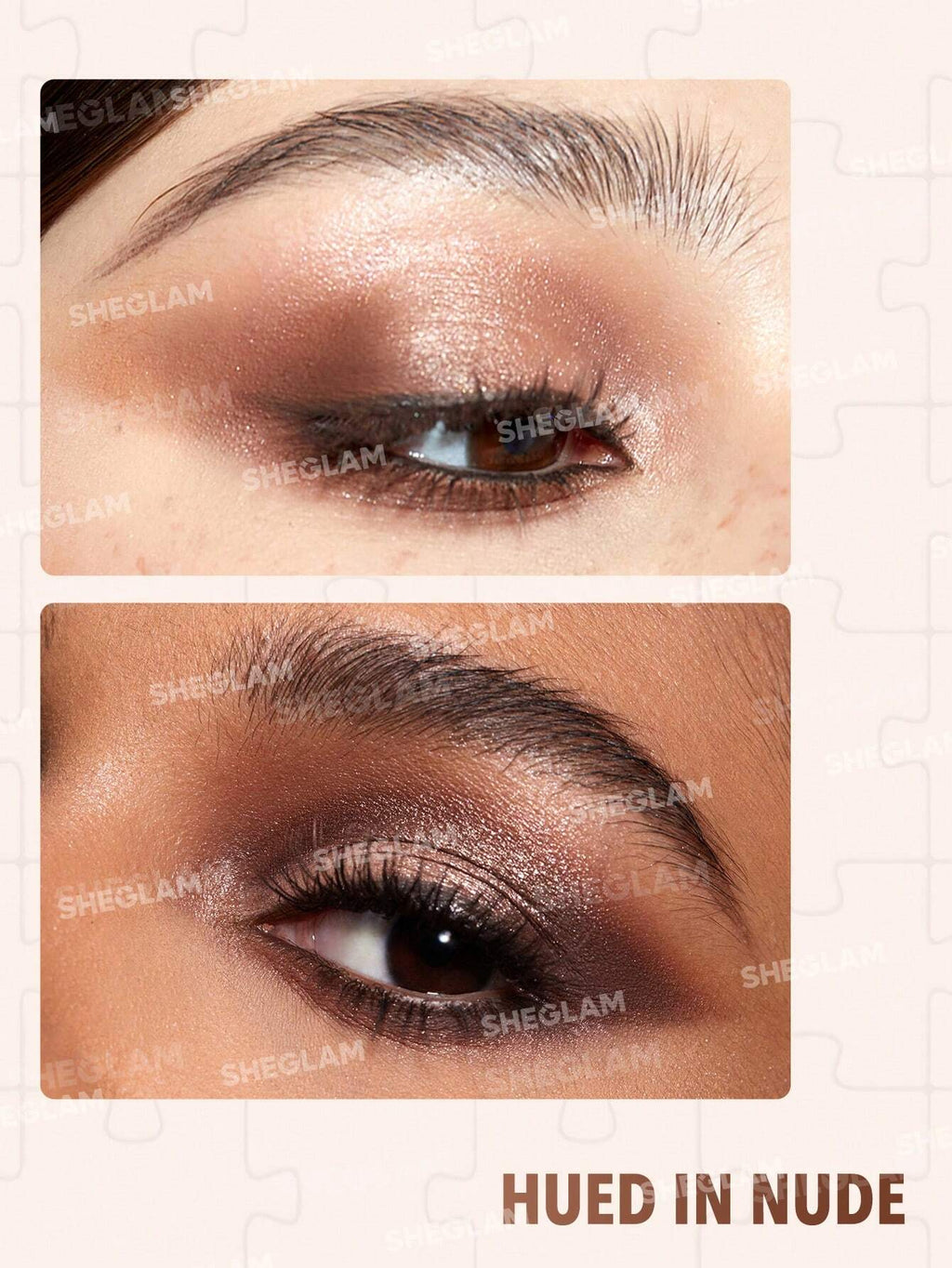 Jazy Jigsaw Eyeshadow Palette-Hued In Nude| SHEGLAM