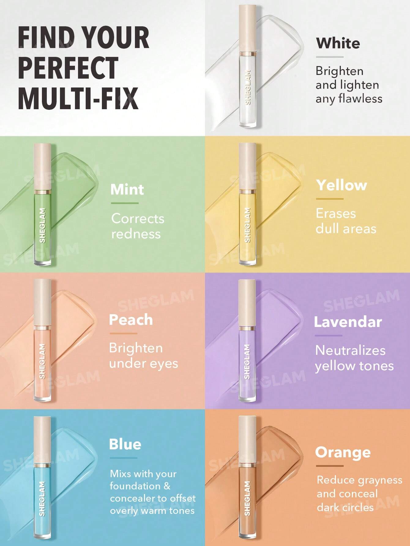 Like Magic Color Correcting Concealer | SHEGLAM