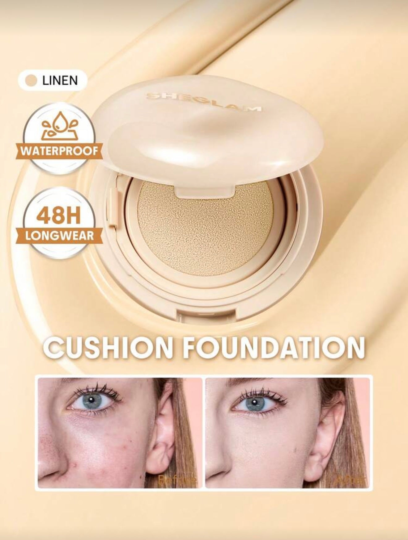 Lock & Go Long-Lasting Cushion Foundation | SHEGLAM