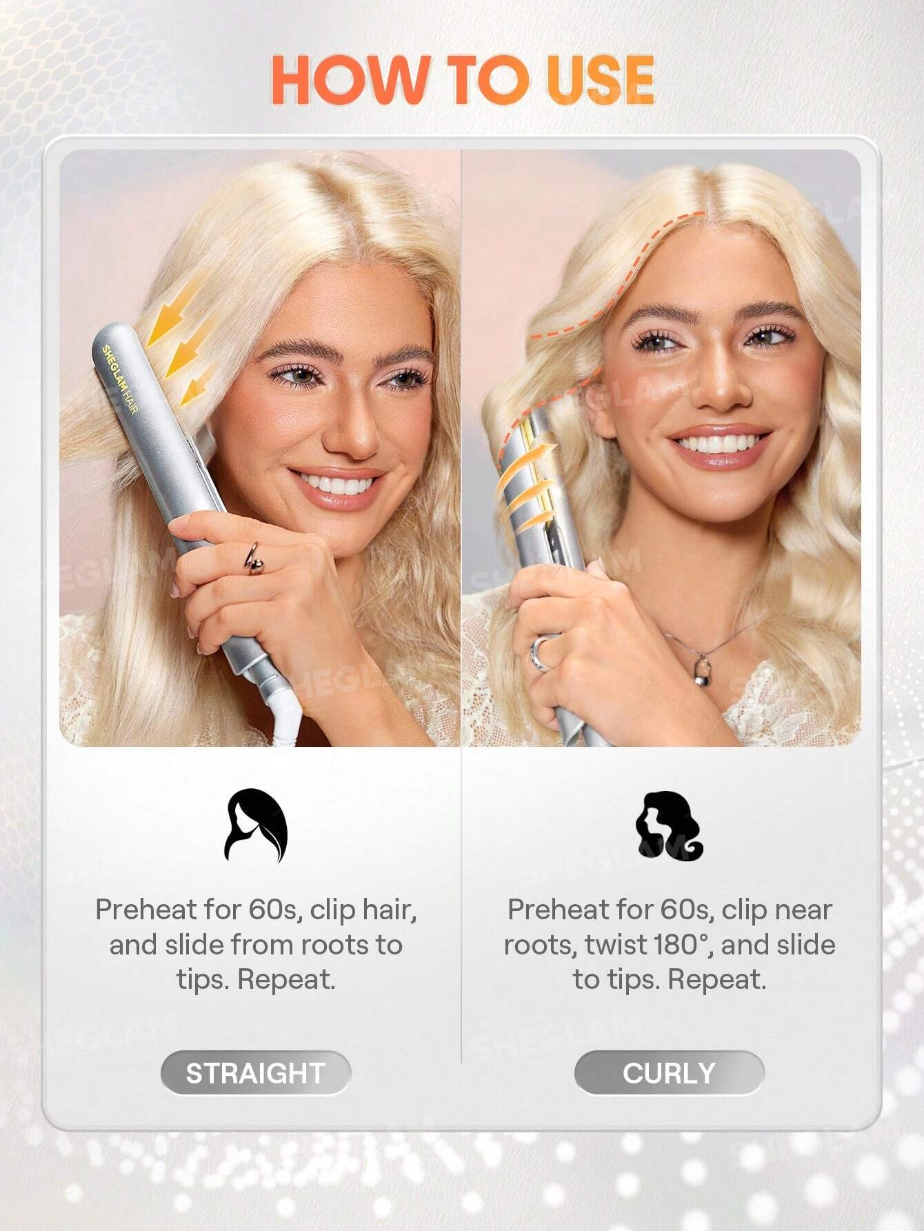 Sleek Chic Insta-Heat Straight Styler | SHEGLAM