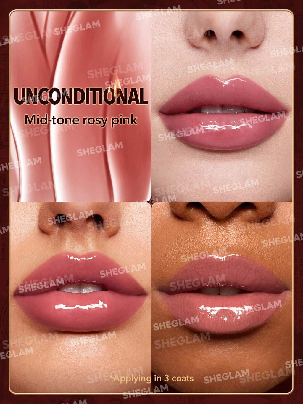 Ember Rose Immortal Love Nourishing Lip Gloss-Unconditional | SHEGLAM