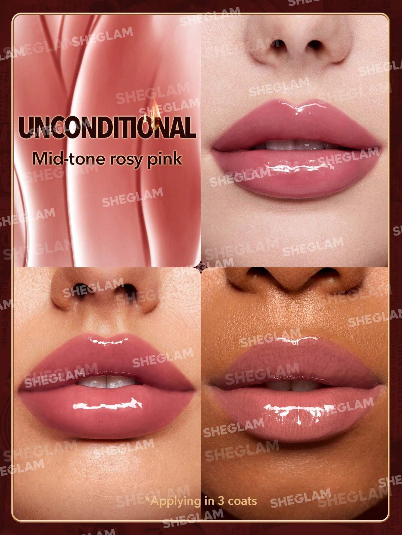 Ember Rose Immortal Love Nourishing Lip Gloss-Unconditional | SHEGLAM