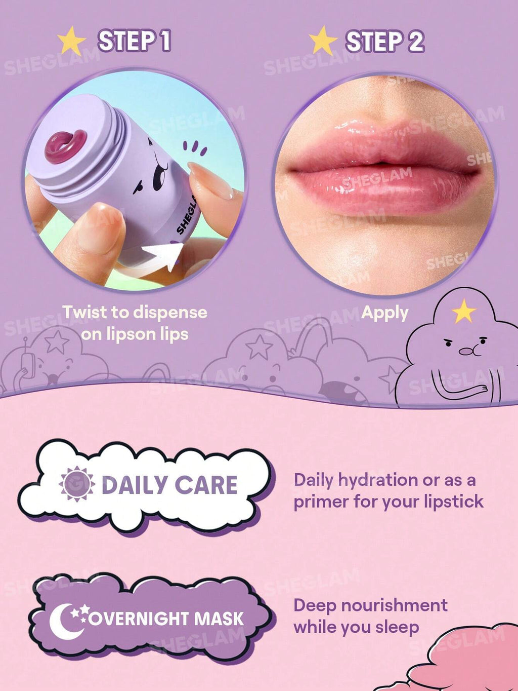 Adventure Time Oh My Glob Tinted Lip Mask | SHEGLAM