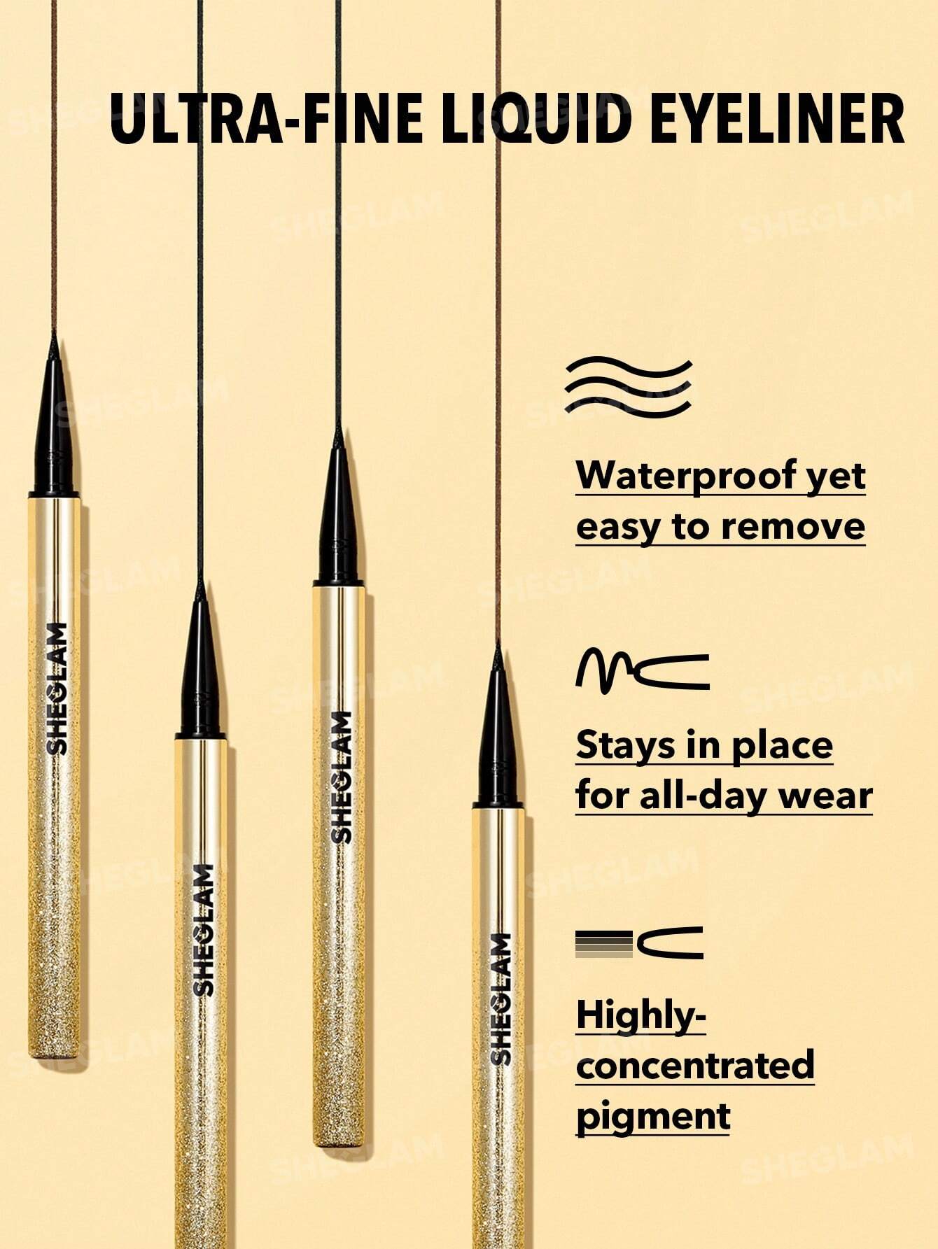 Line & Define Waterproof Liquid Eyeliner-Brown | SHEGLAM