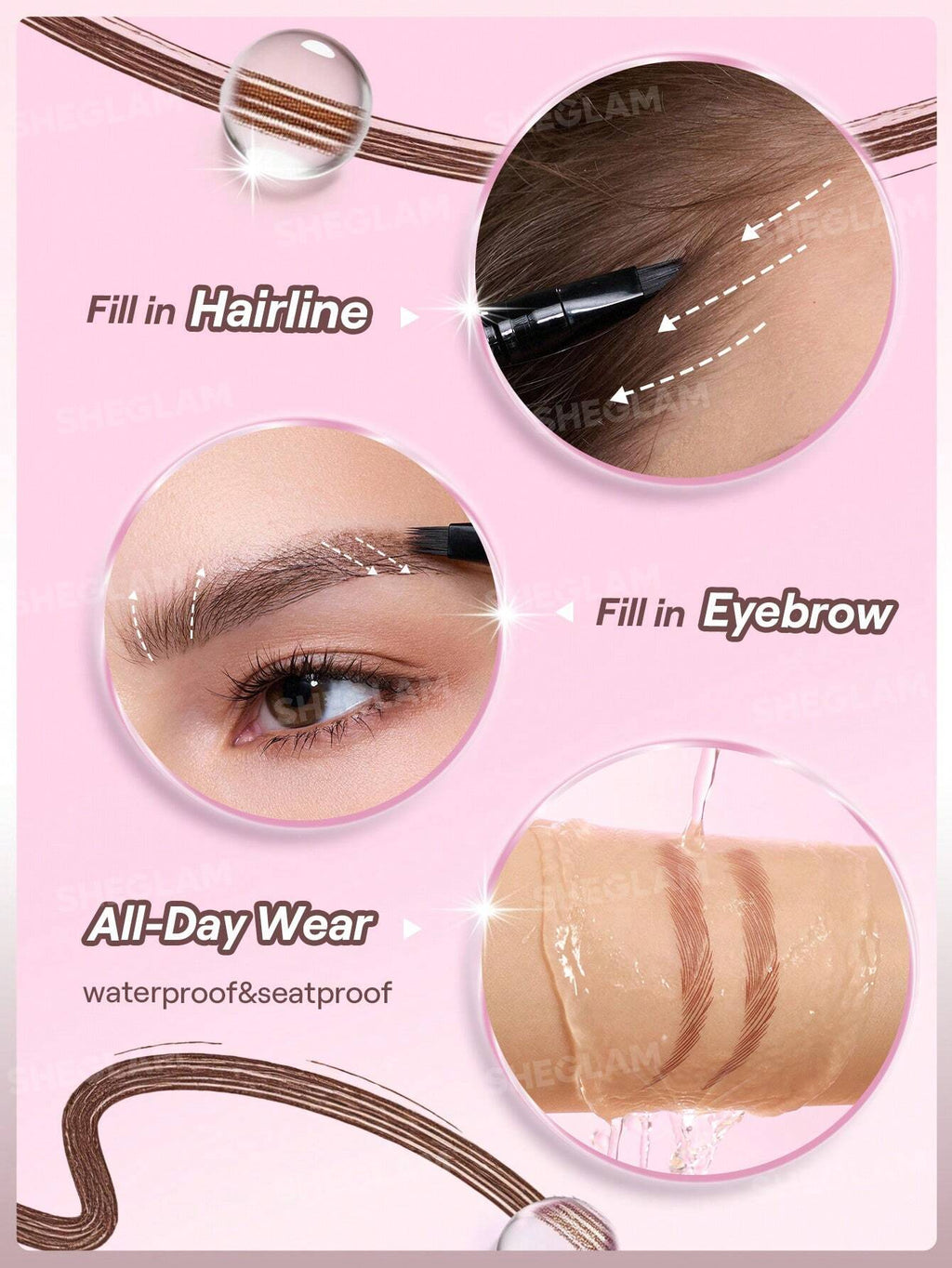Brow-Fection Micro-Stroke Liquid Pen-Chocolate | SHEGLAM