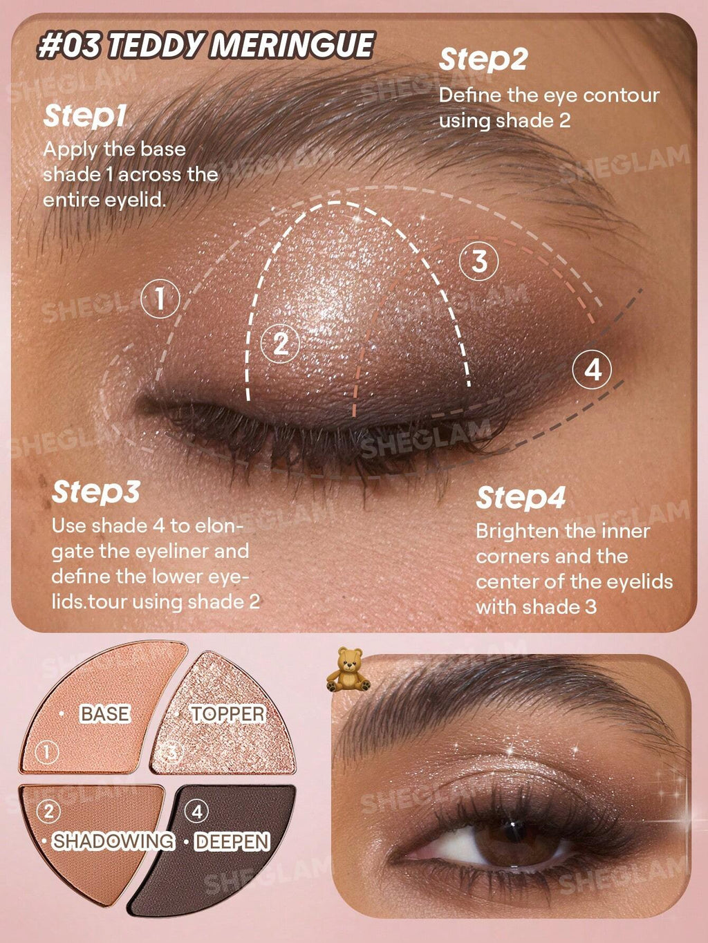 Daydreamer Mini Palette-Teddy Meringue | SHEGLAM