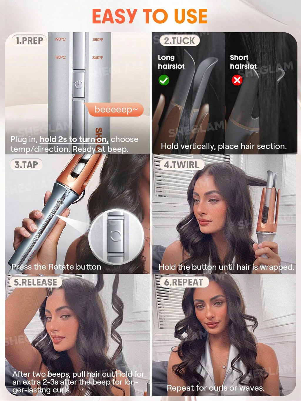 It-Curl One-Touch Instant Curler - 25mm | SHEGLAM
