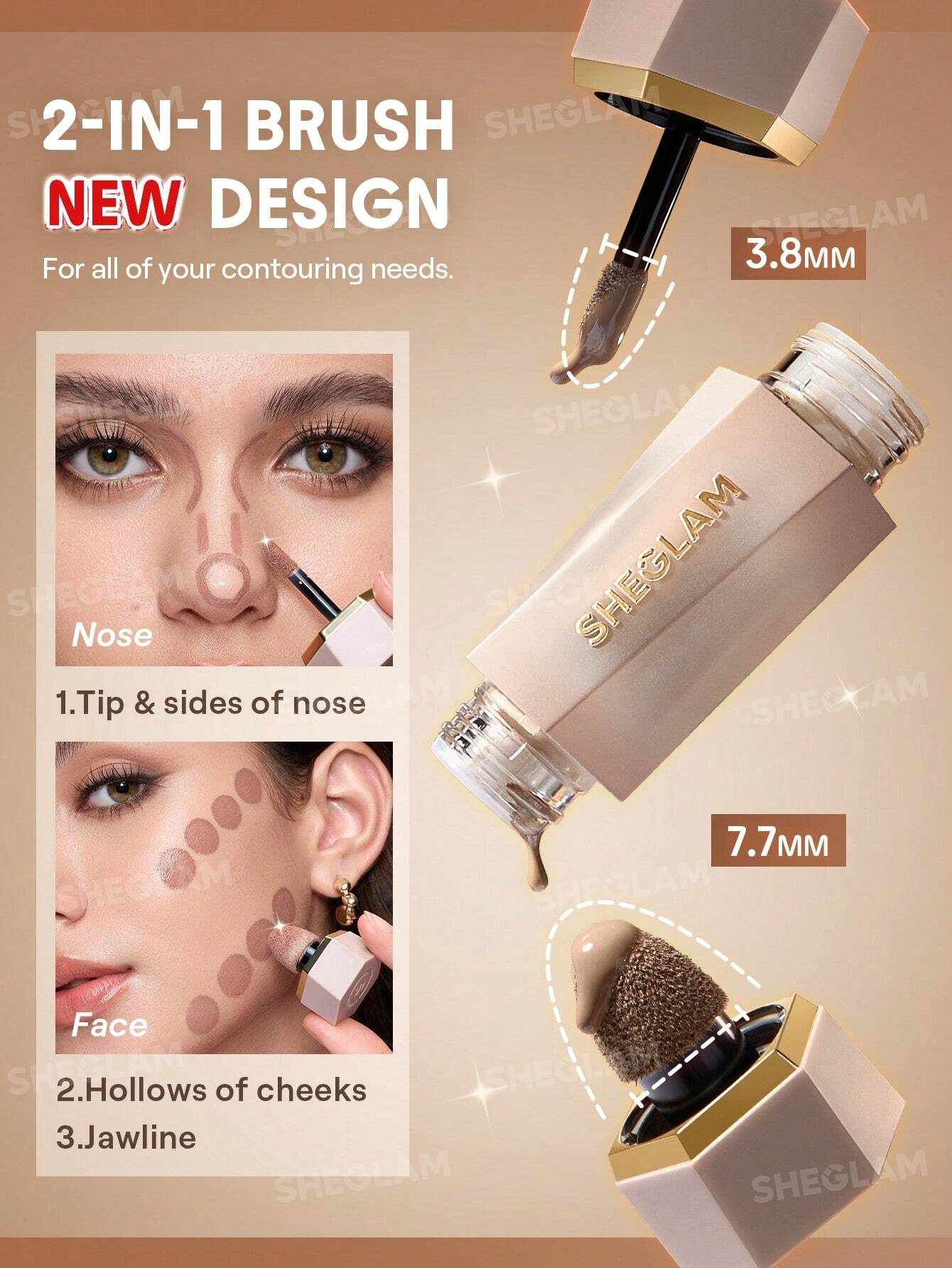 Precision Sculpt Liquid Contour Duo | SHEGLAM