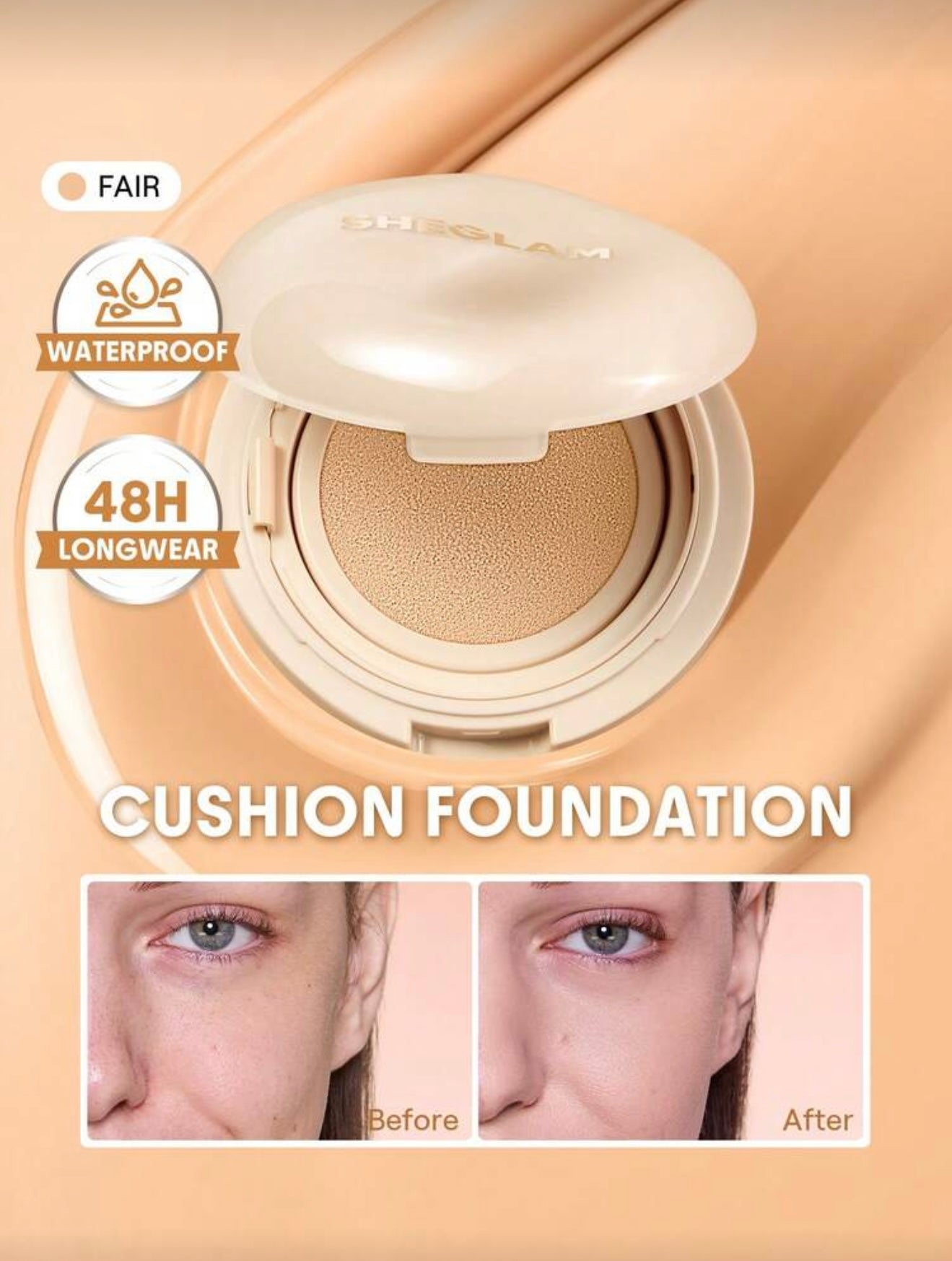 Lock & Go Long-Lasting Cushion Foundation | SHEGLAM