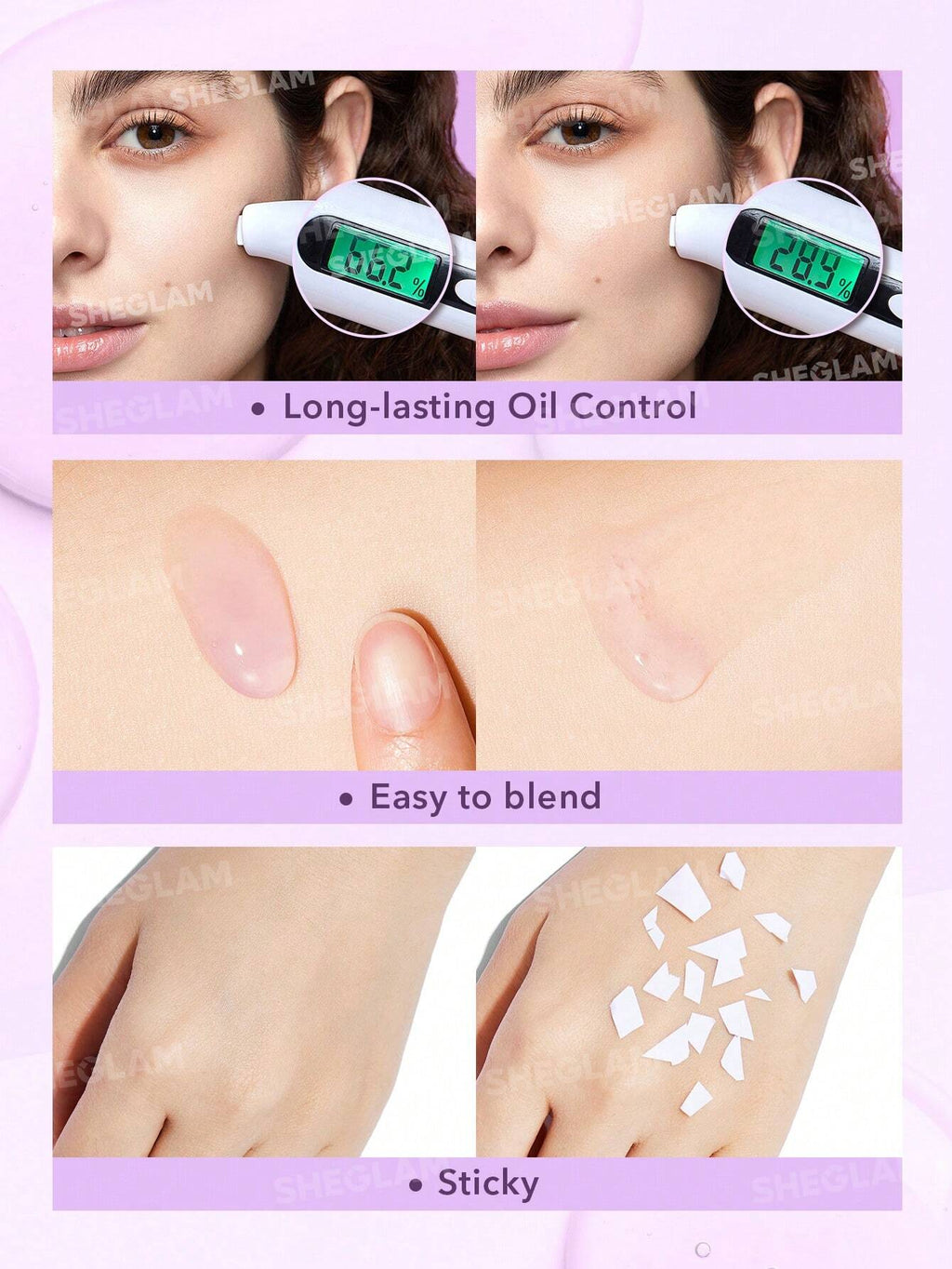 Good Grip Hydrating Primer-Blueberry + AHA | SHEGLAM
