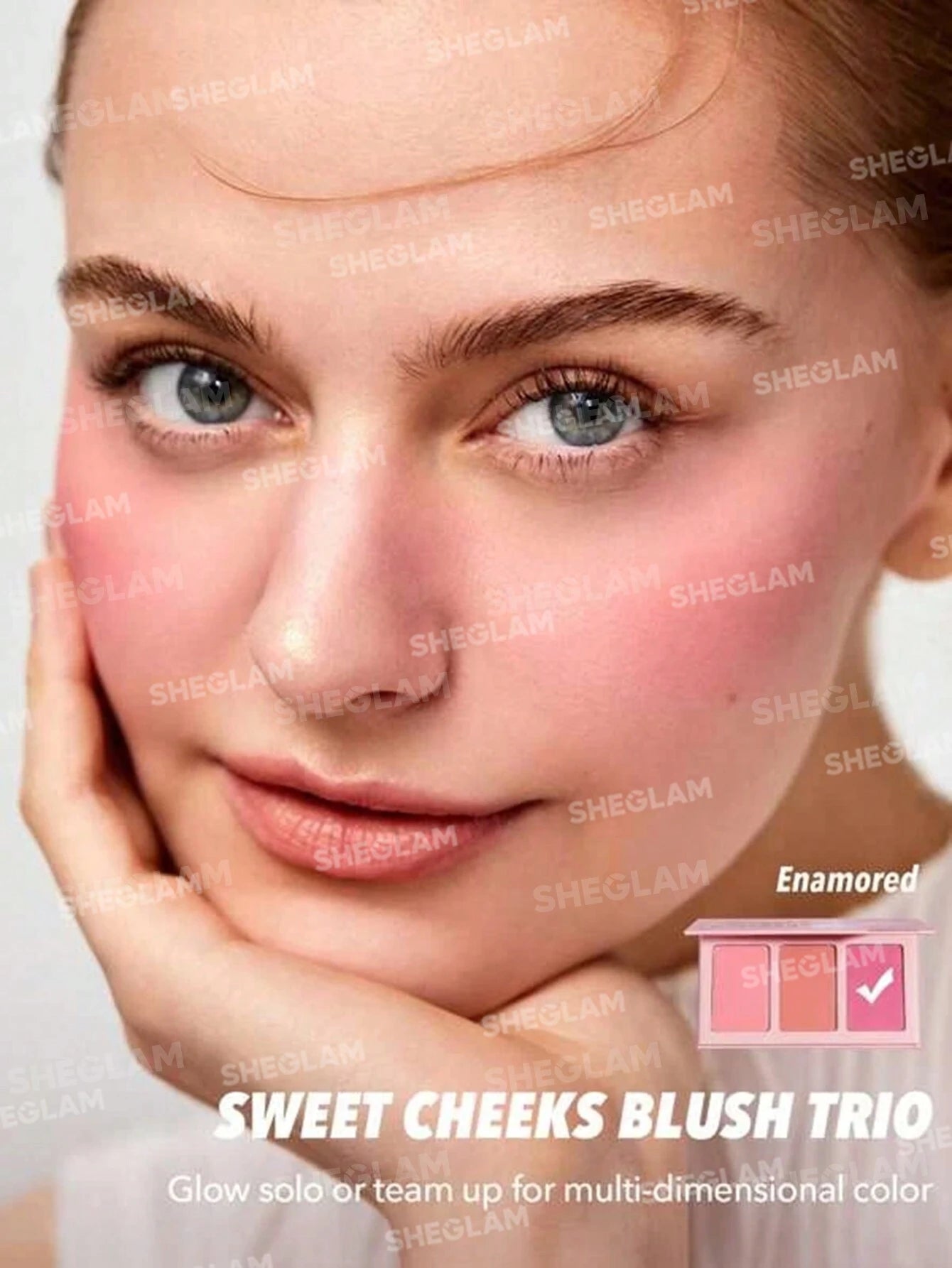 Sweet Cheeks Blush Trio-Enamored | SHEGLAM