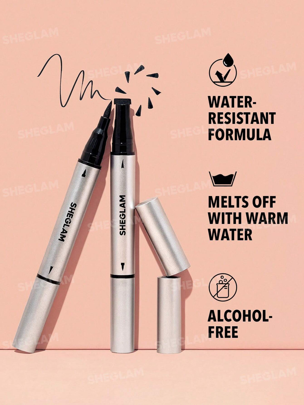 Wing It Waterproof Liner Duo | SHEGLAM