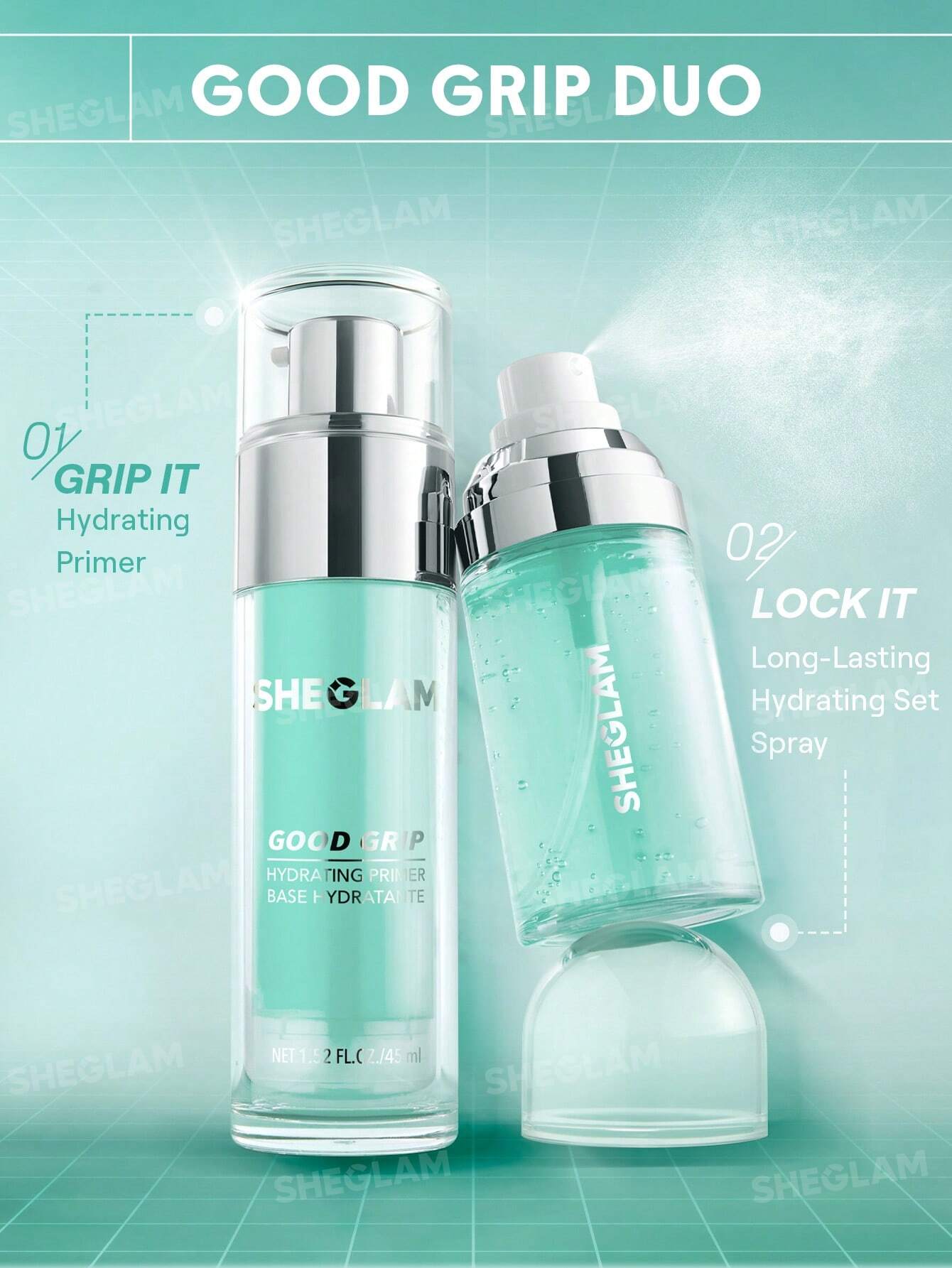 Good Grip Hydrating Prime & Set Spray | SHEGLAM