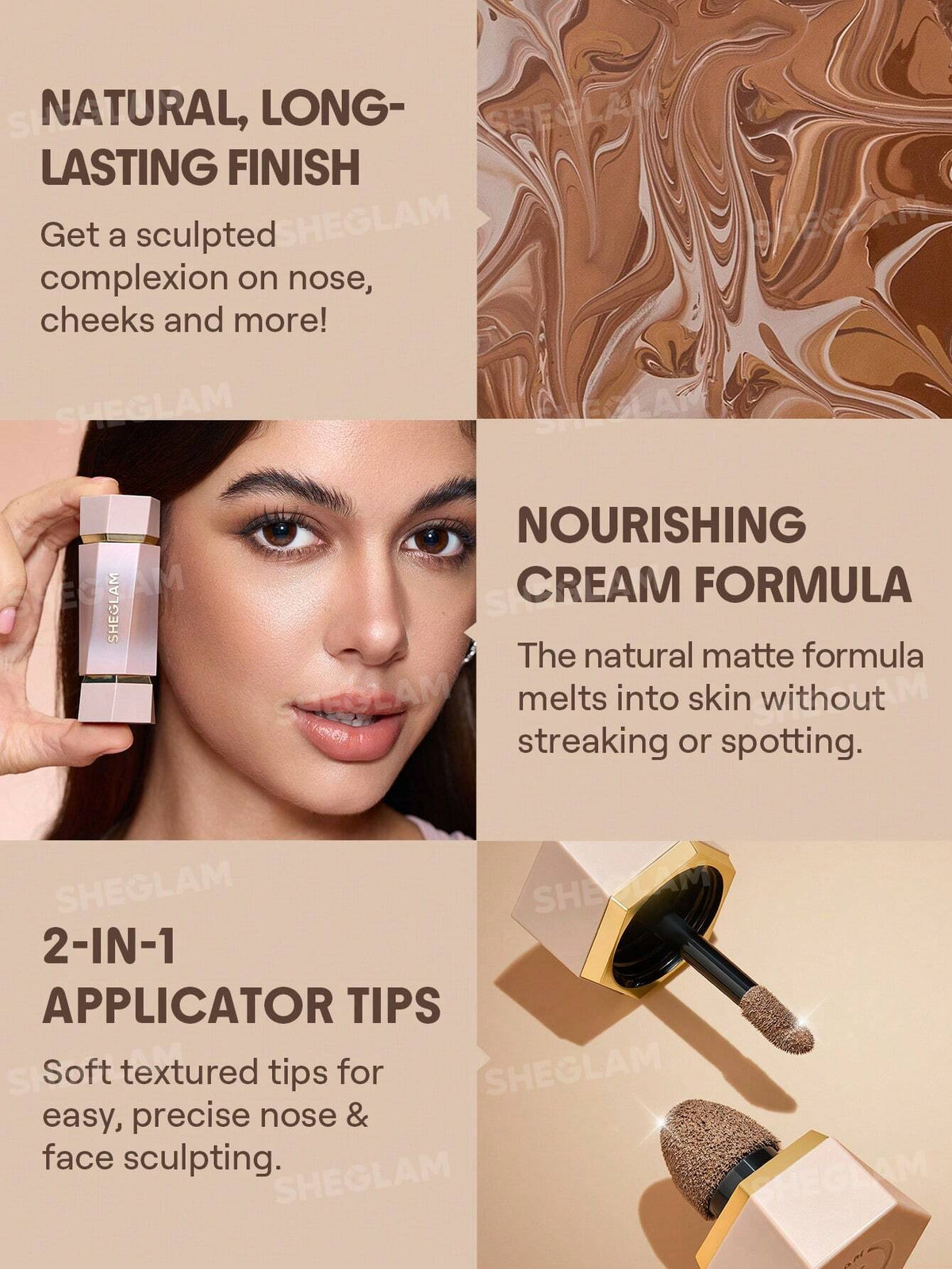 Precision Sculpt Liquid Contour Duo | SHEGLAM
