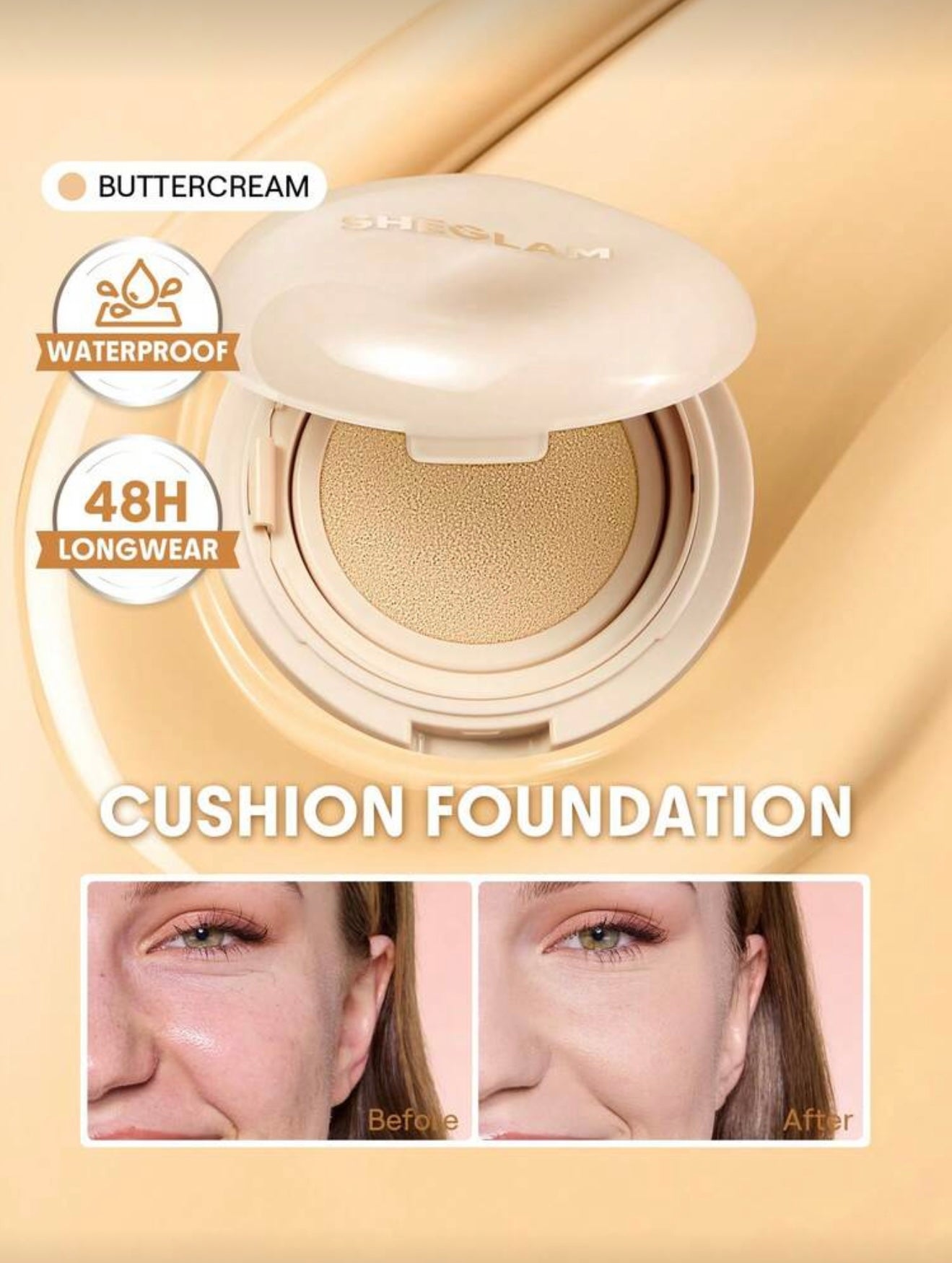 Lock & Go Long-Lasting Cushion Foundation | SHEGLAM