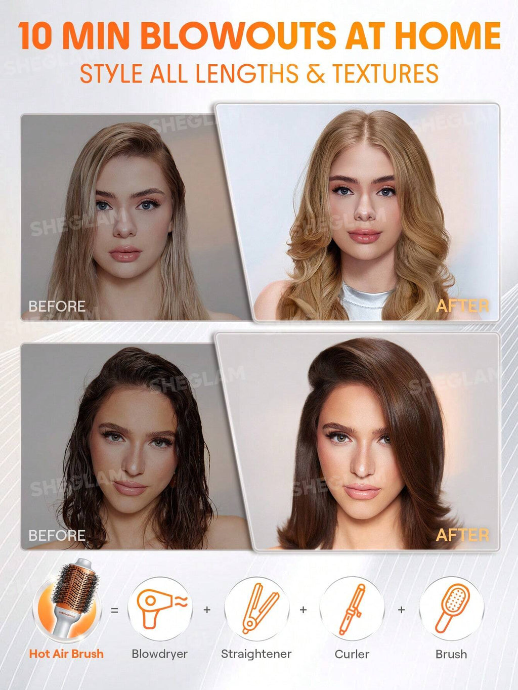 Blowout Bliss Volumizing Hot Air Brush | SHEGLAM