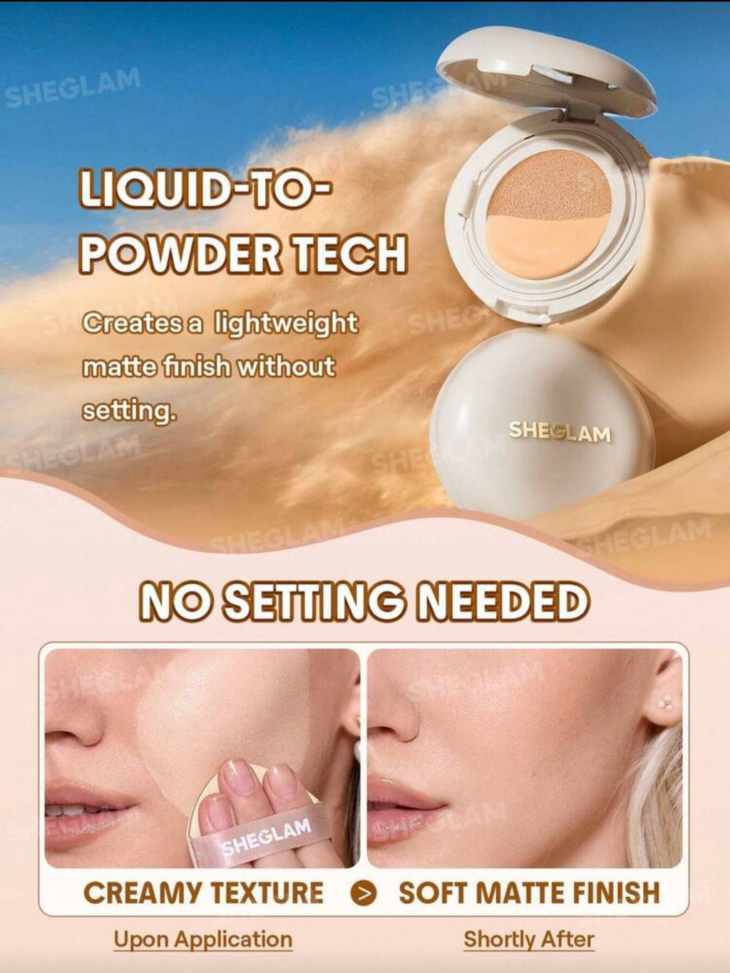 Lock & Go Long-Lasting Cushion Foundation | SHEGLAM