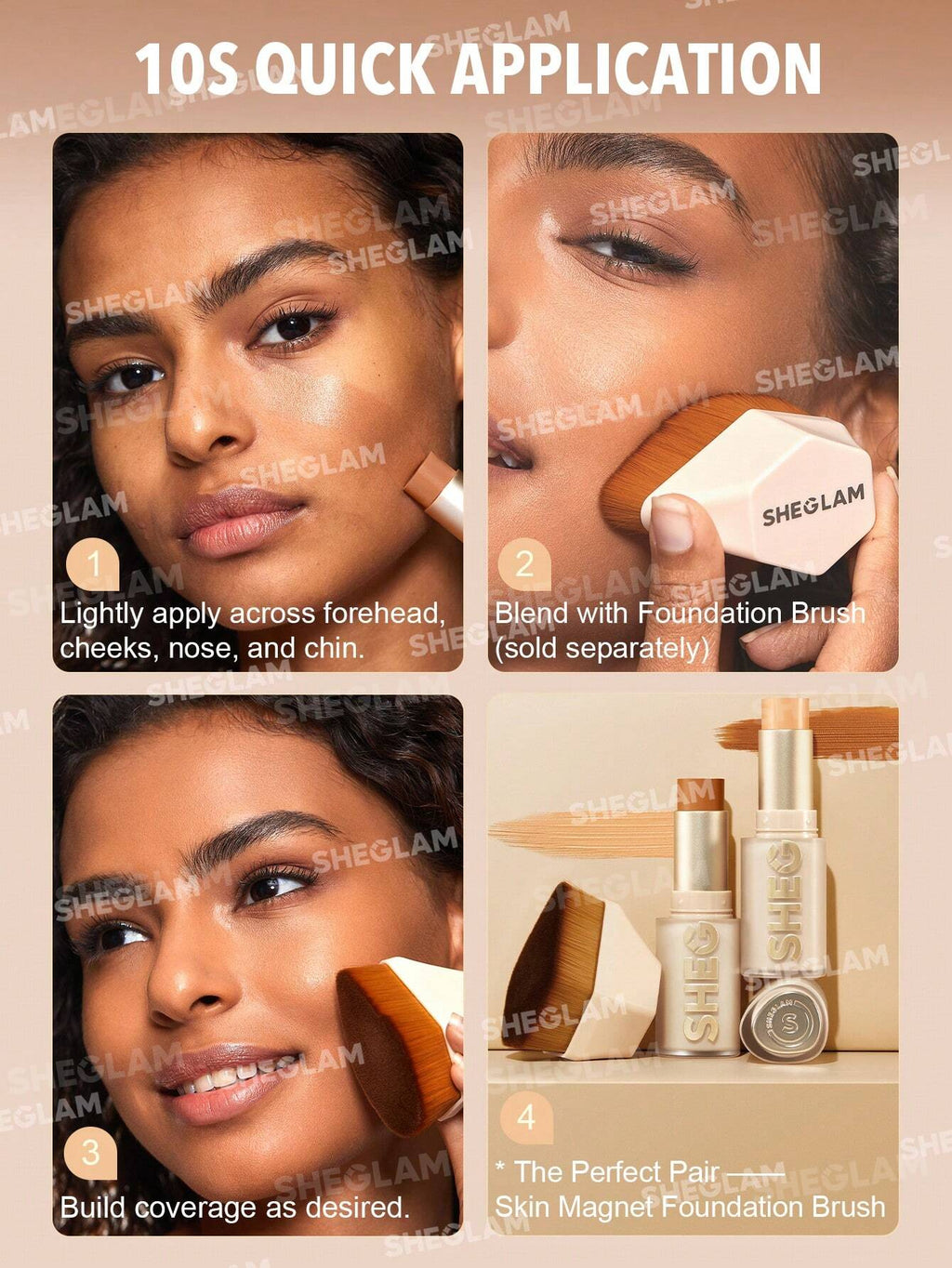 Skin Magnet High Coverage Foundation Stick | SHEGLAM