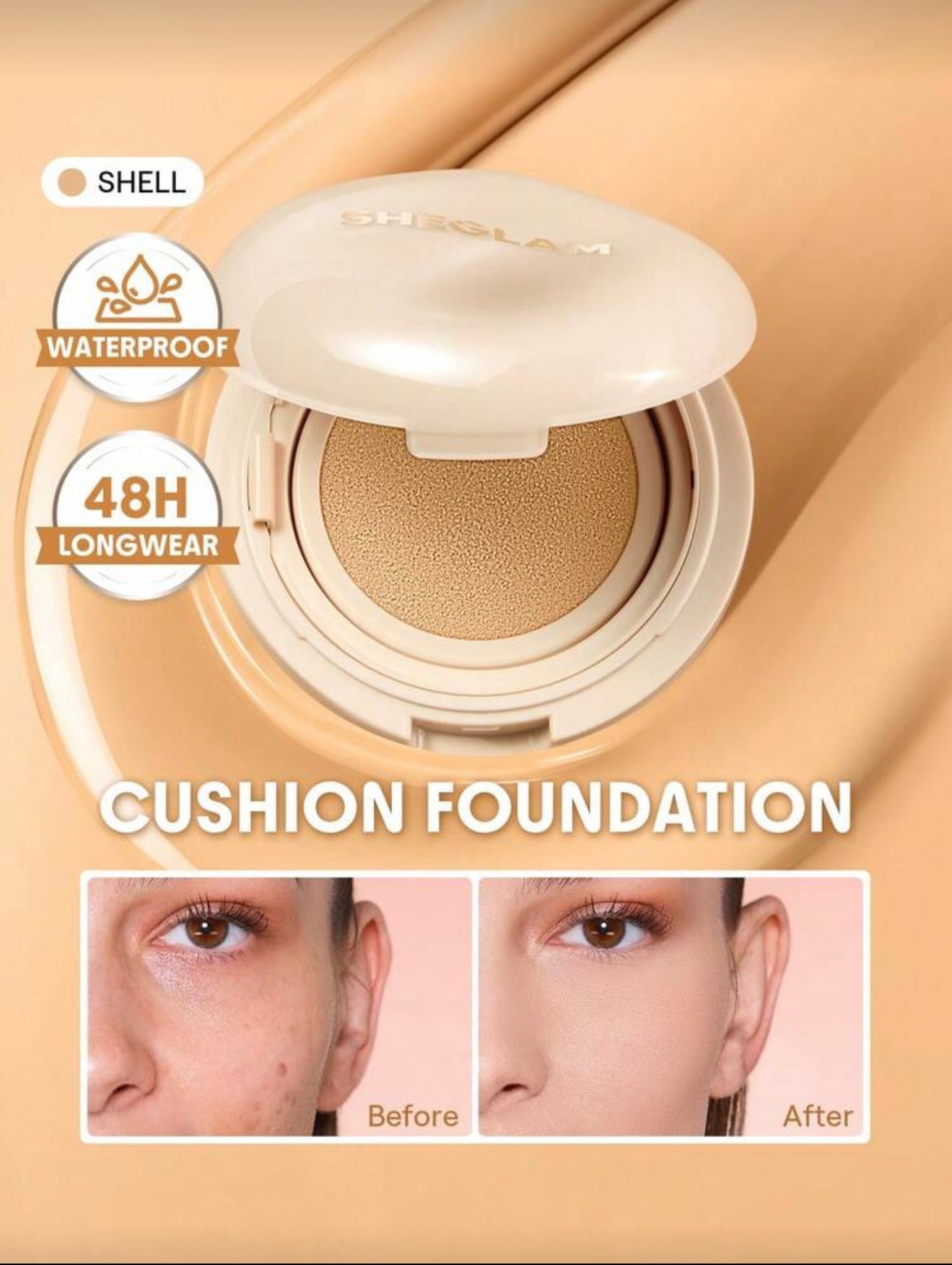 Lock & Go Long-Lasting Cushion Foundation | SHEGLAM