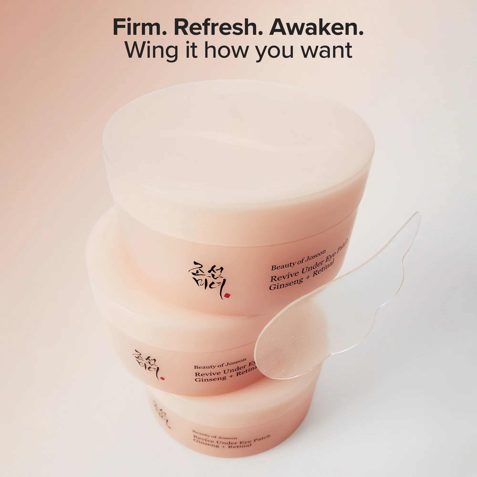 Revive Under Eye Patch: Ginseng + Retinal - 60pcs | Beauty of Joseon