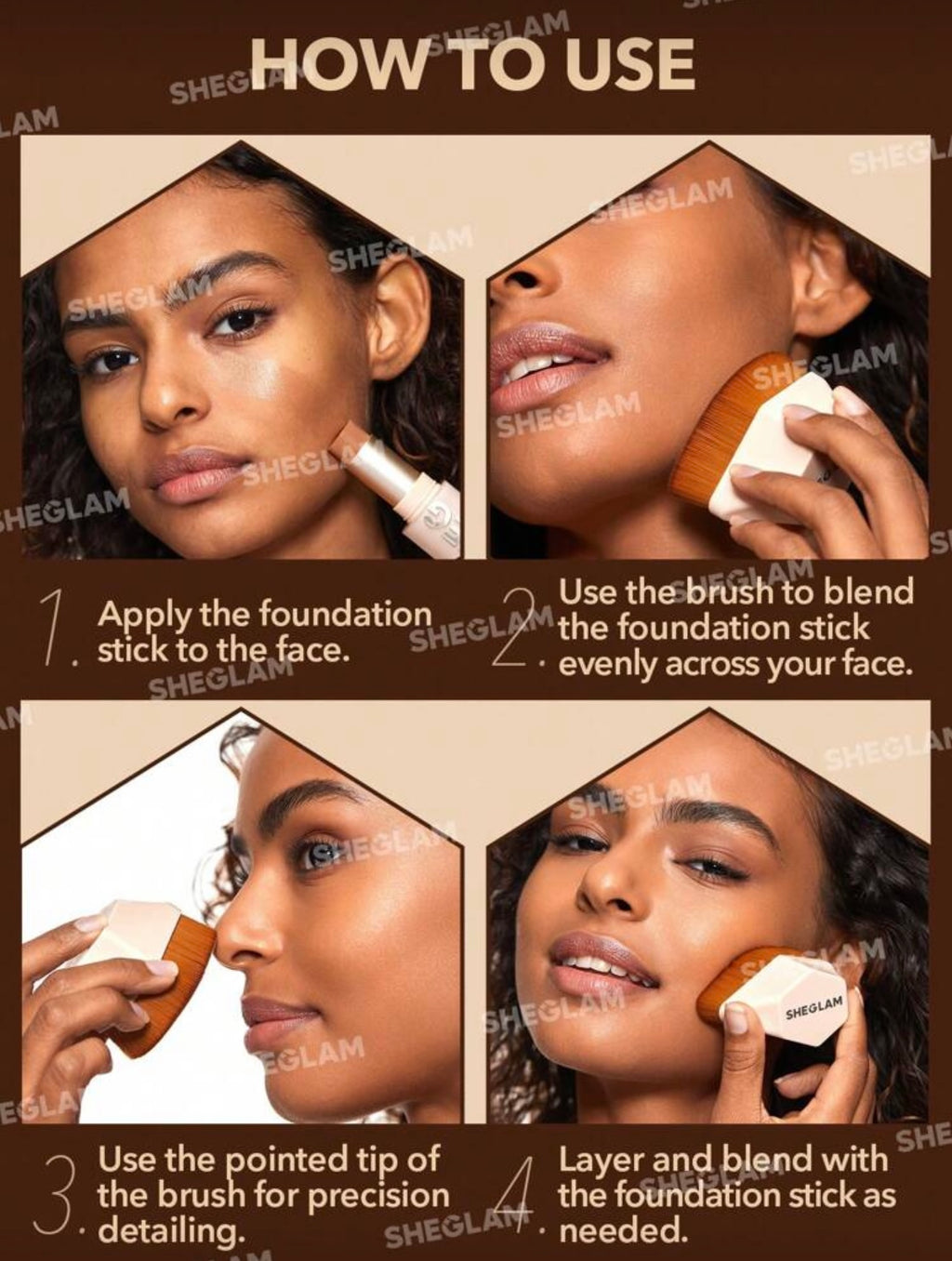 Skin Magnet Foundation Brush Multi | SHEGLAM