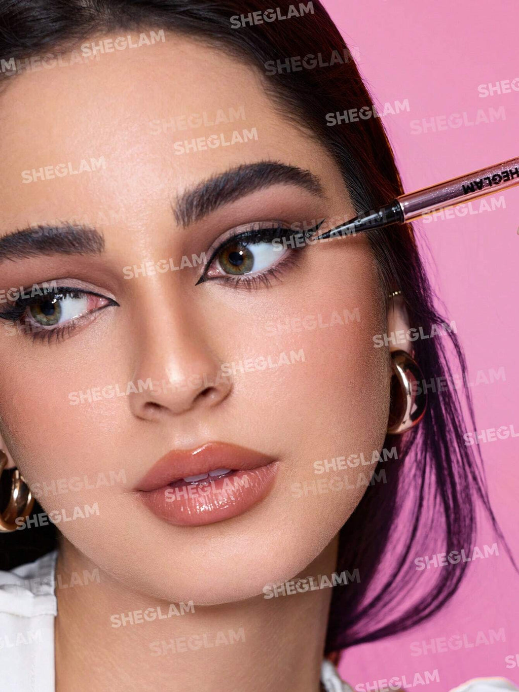 Rosé Line & Define Waterproof Liquid Eyeliner-Black | SHEGLAM
