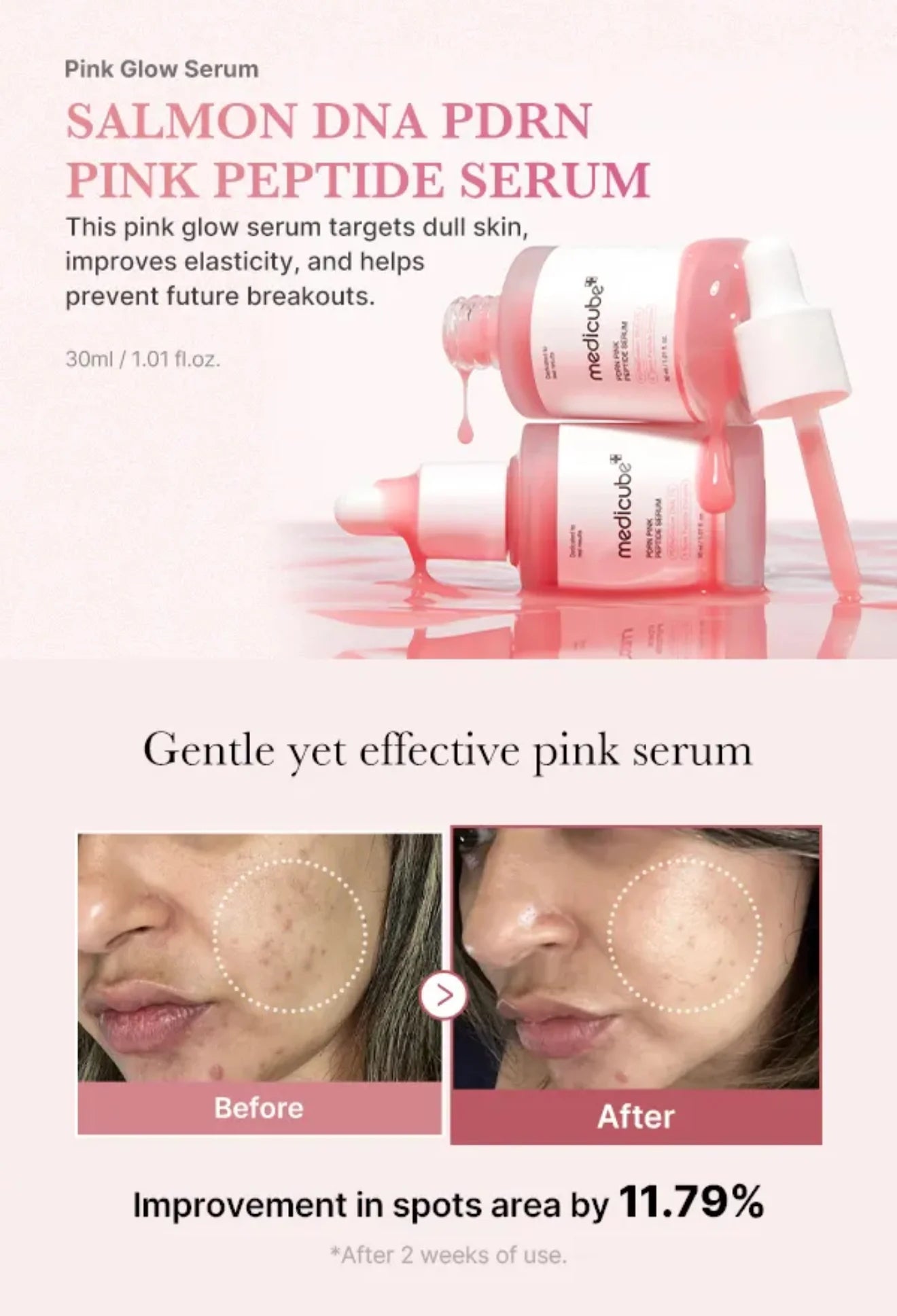 PDRN Pink Peptide Glow Serum | medicube