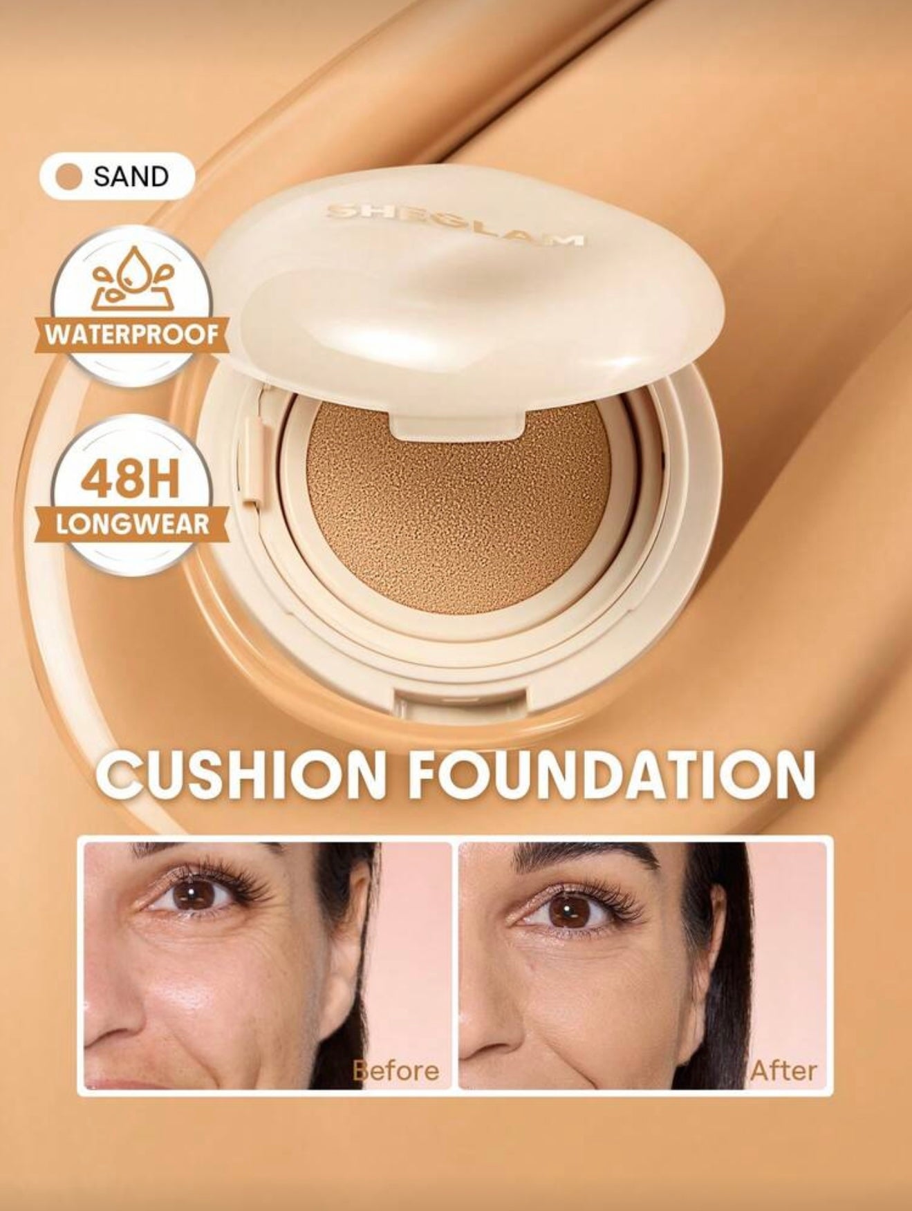 Lock & Go Long-Lasting Cushion Foundation | SHEGLAM